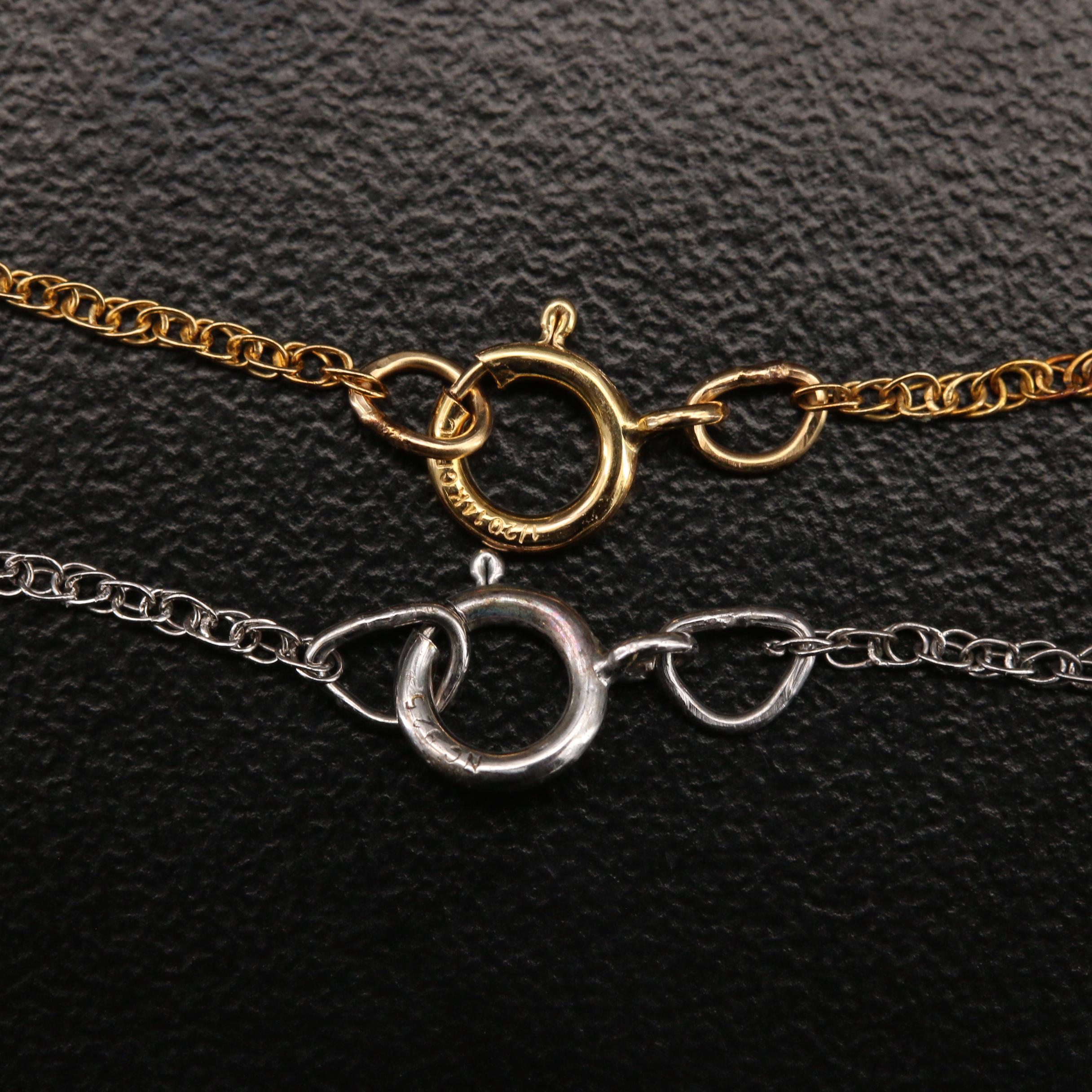 Sterling and Gold-Filled Gemstone Cross, Dragonfly and Heart Necklaces