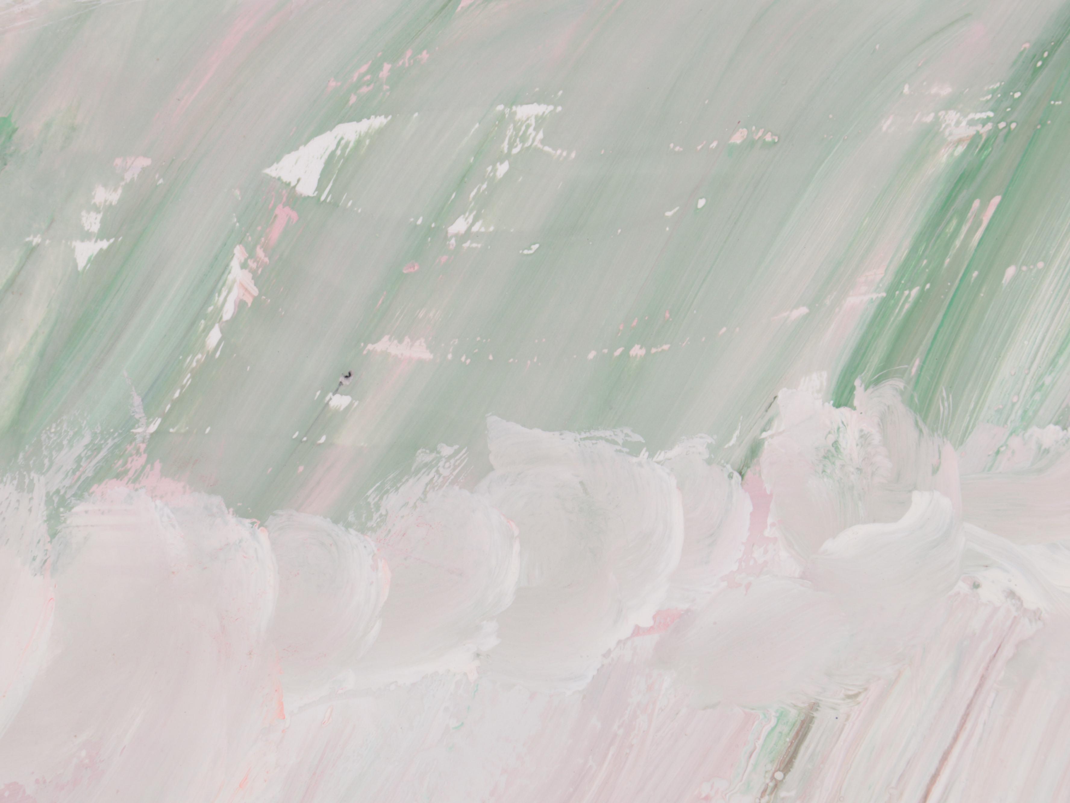 Robert Wright Folk Art Landscape Acrylic Painting