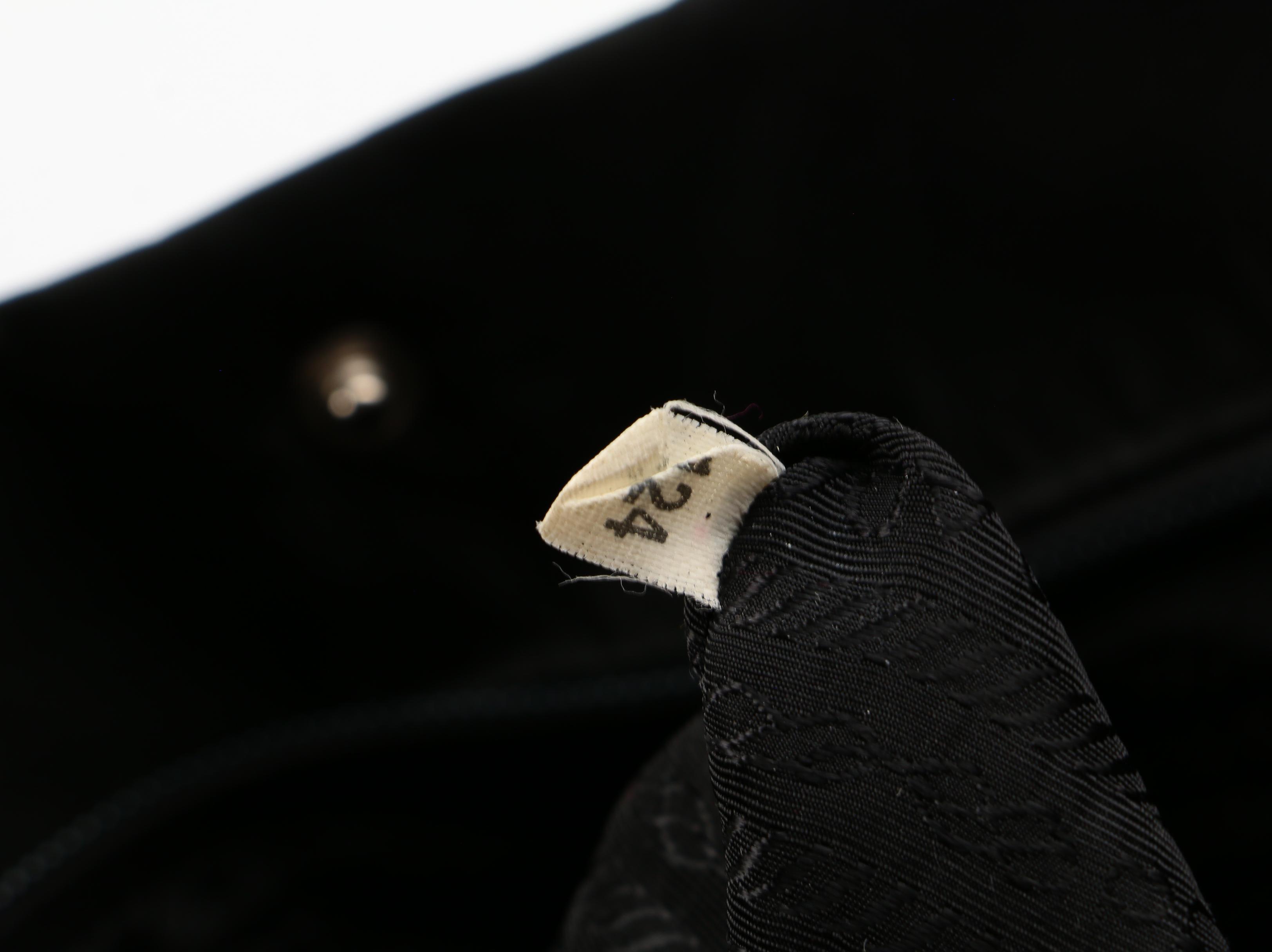 Prada Tote in Black Tessuto Nylon and Leather