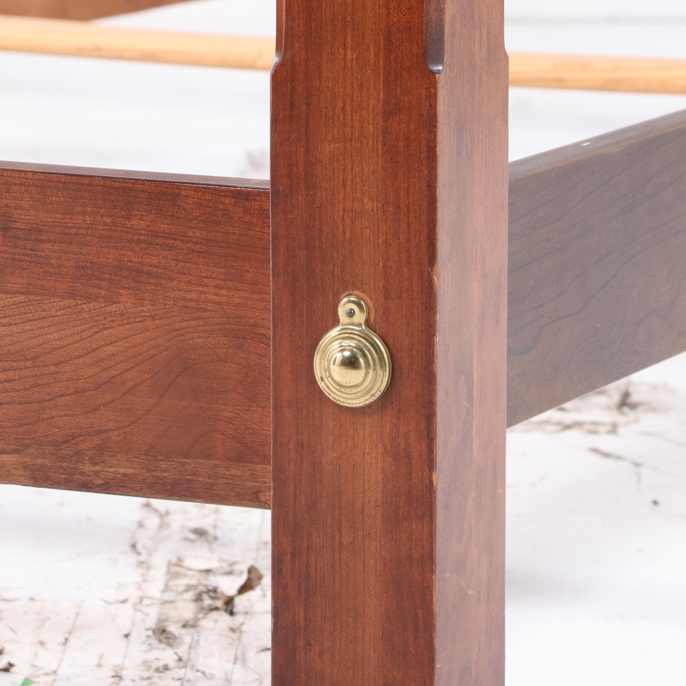 American Colonial Style Cherry King Size Tester Bed