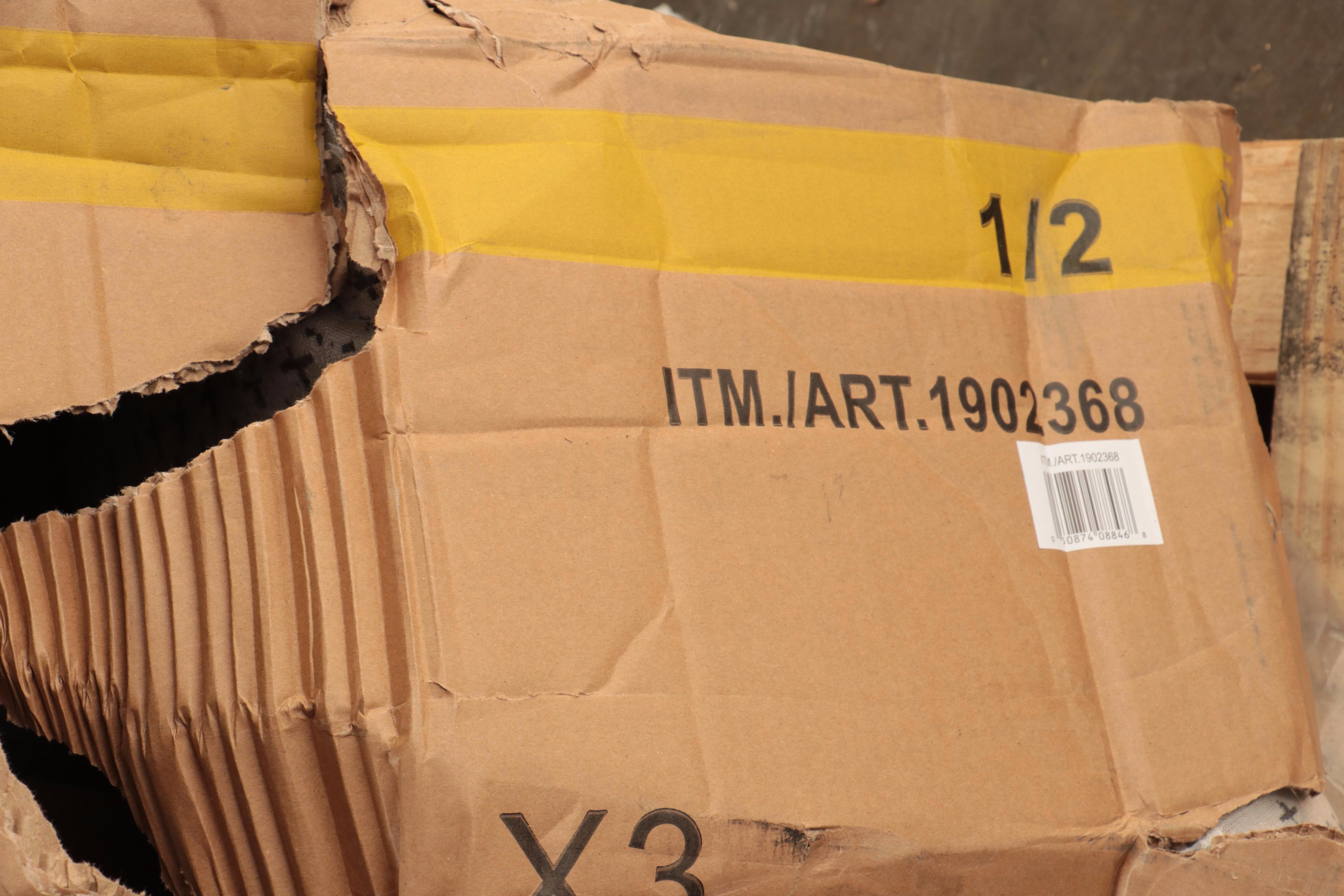 Agio "Park Falls" 4-Piece Woven Bench Dining Set