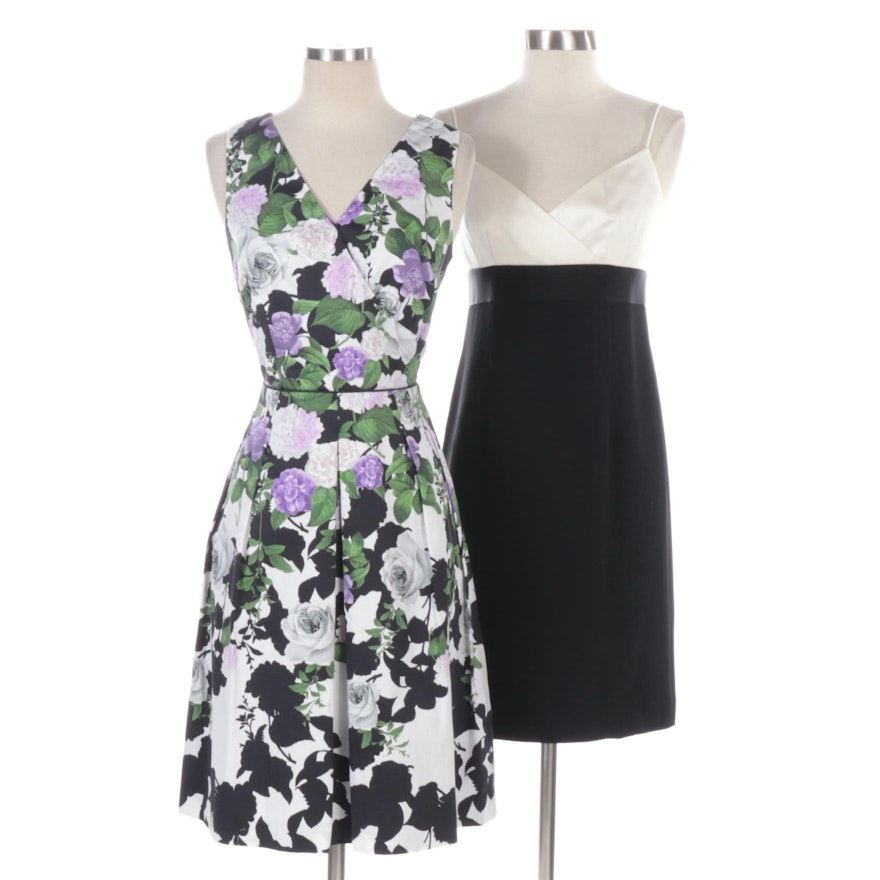 Talbots Oprah Magazine Collection and Ann Taylor Black/White Cocktail Dresses