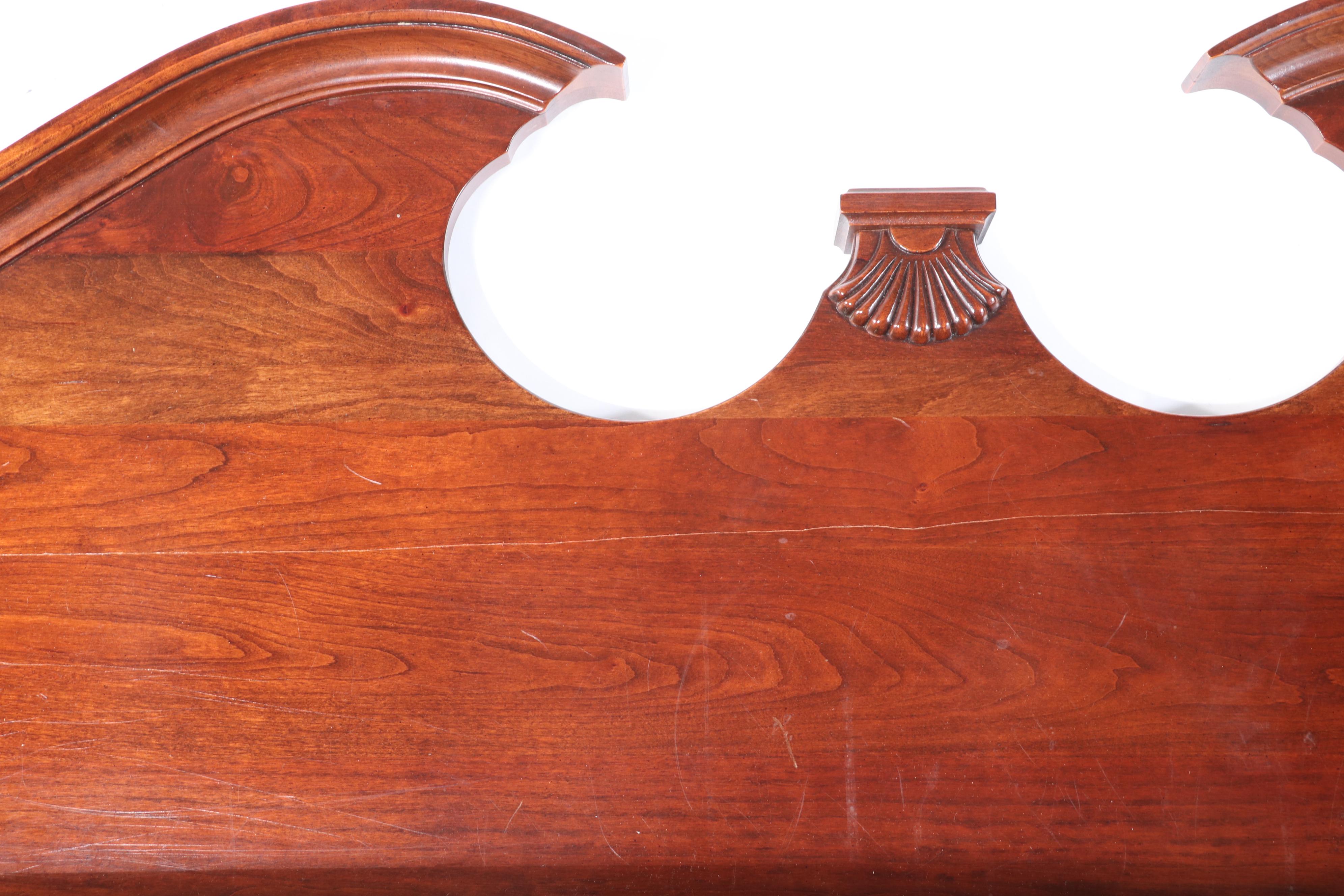 American Colonial Style Cherry King Size Tester Bed