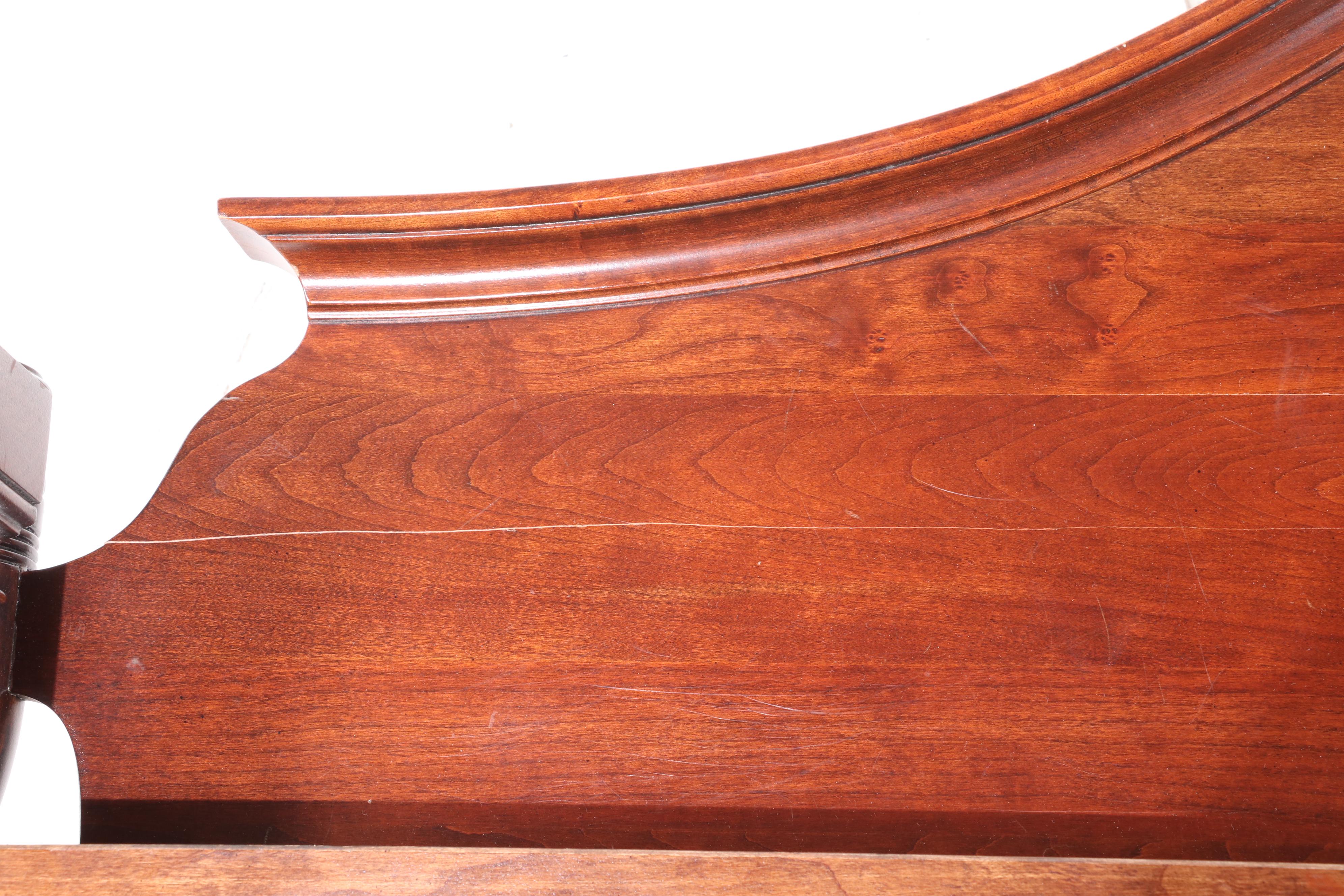 American Colonial Style Cherry King Size Tester Bed