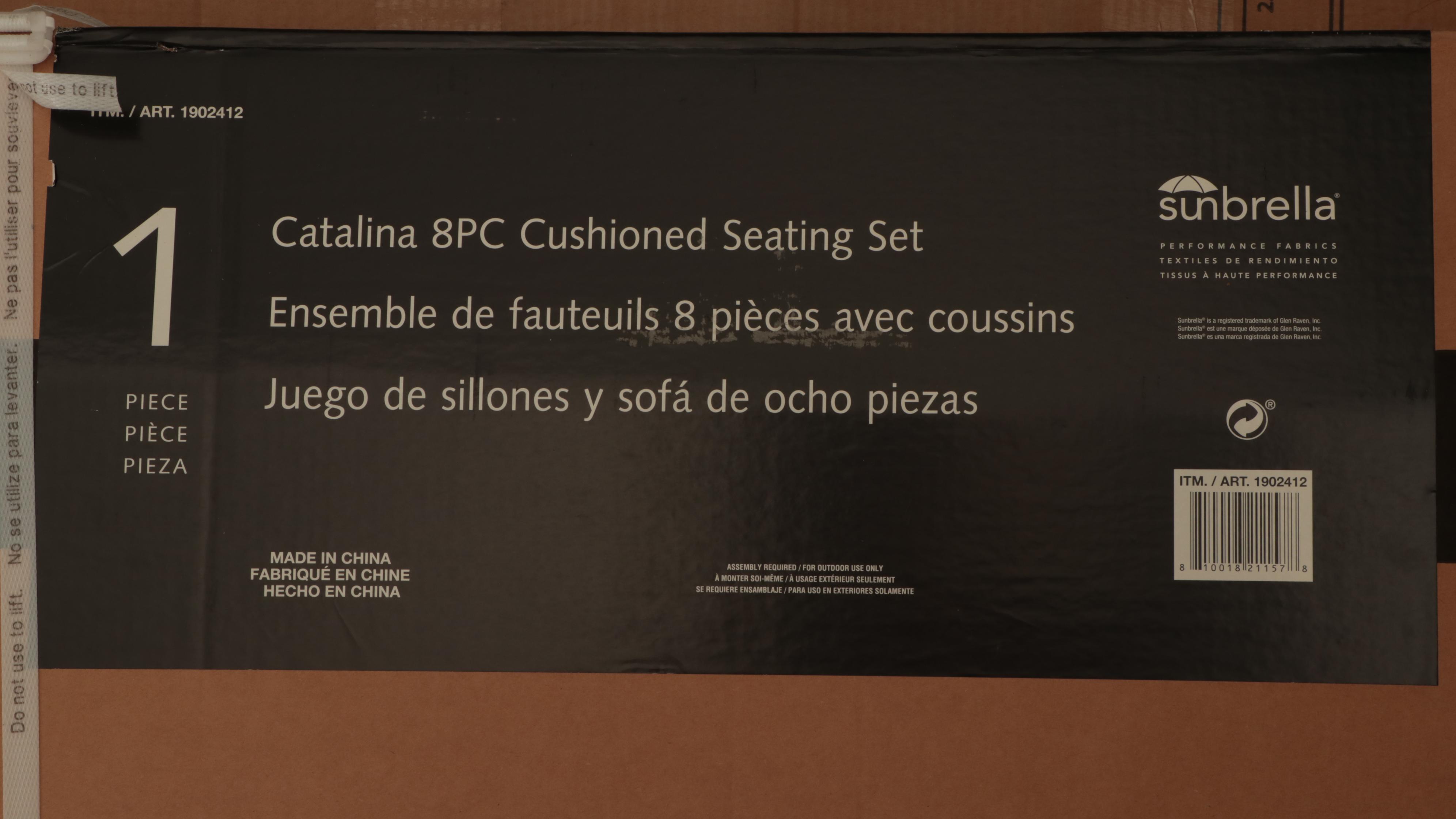 ATLeisure "Catalina" 8-Piece Deep Seating Patio Set