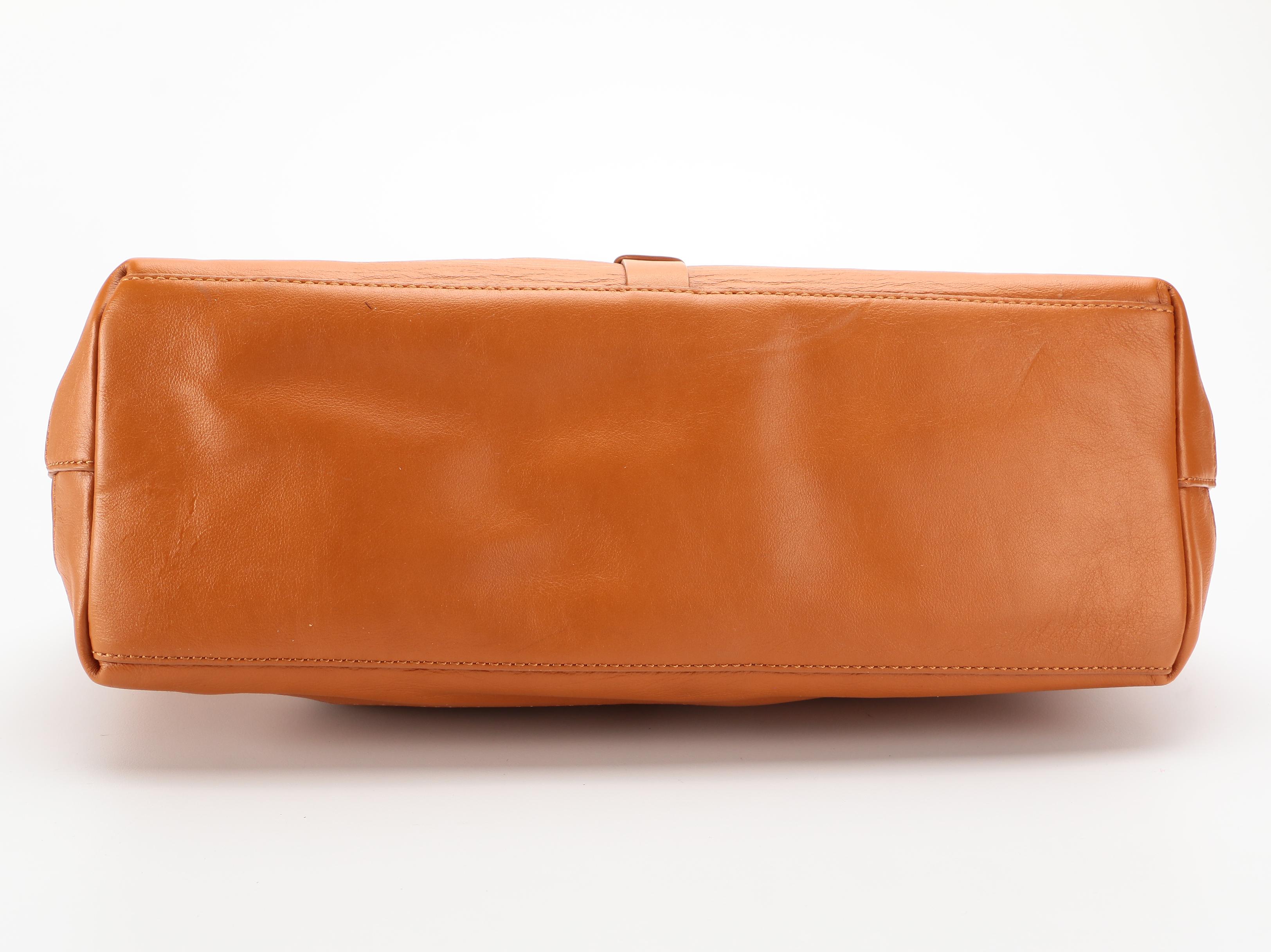 Tory Burch Jenny Shoulder Tote in Tan Leather