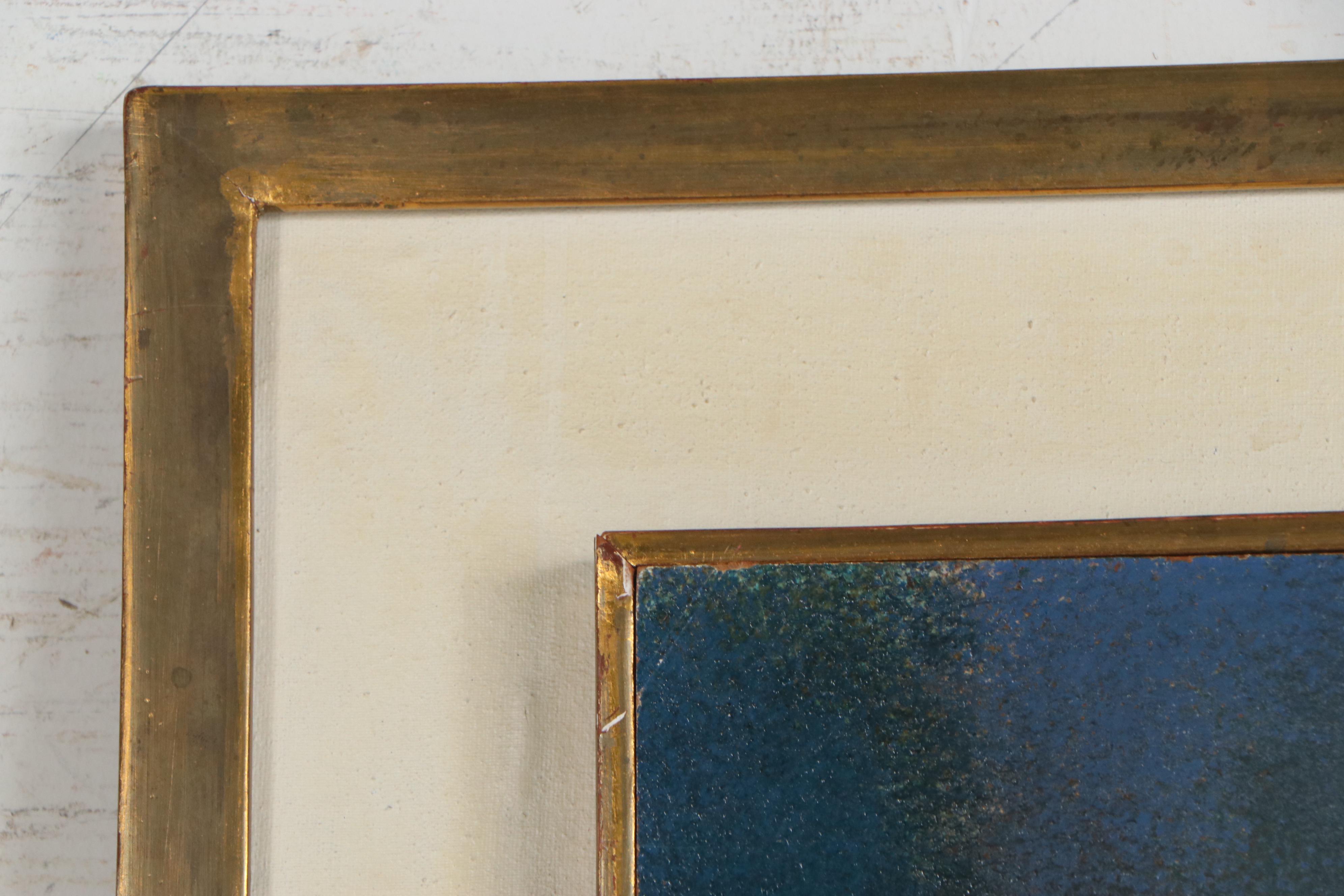 Leonardo Nierman Abstract Oil Painting "Castillo Rojo," 1961