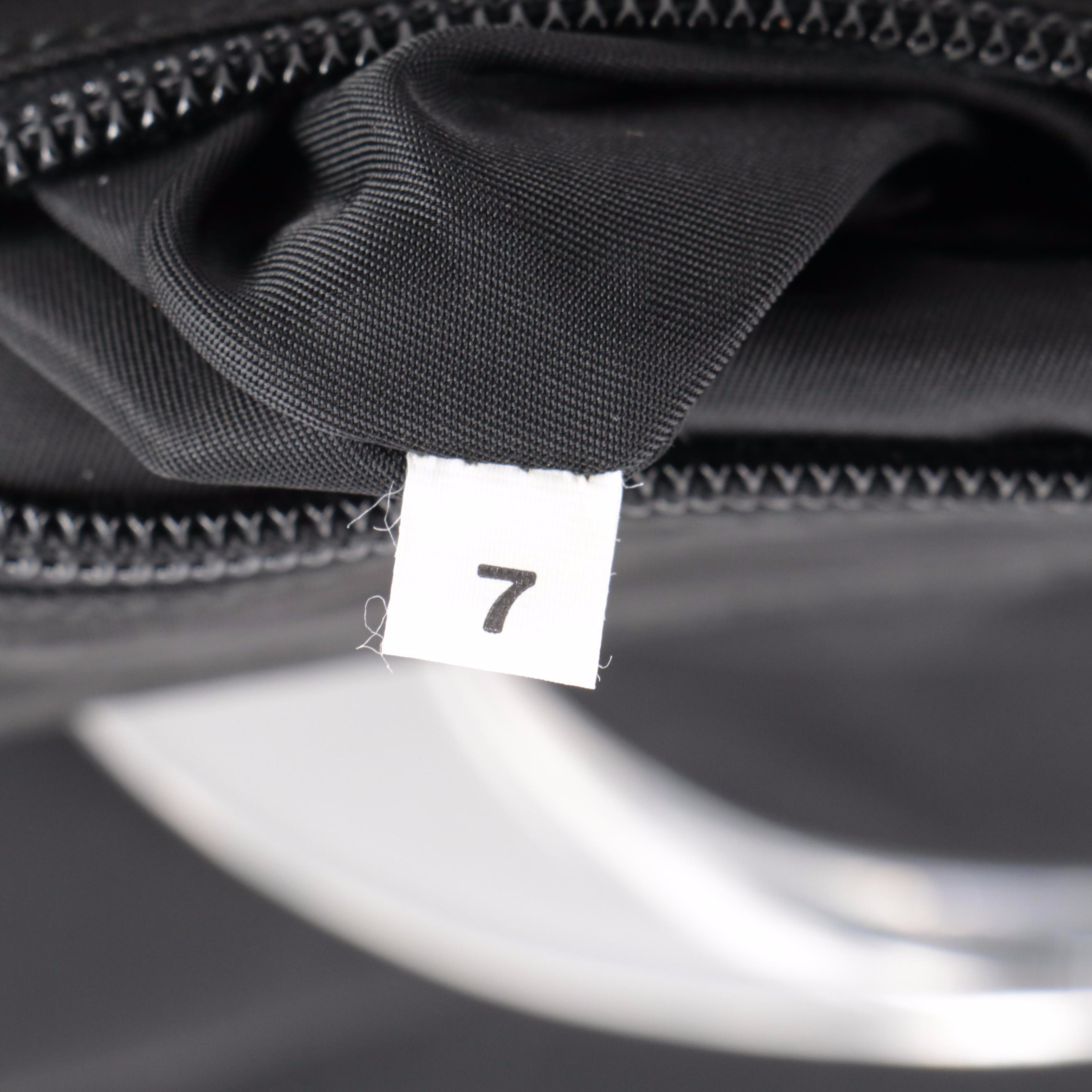 Prada Tote Bag in Black Tessuto Nylon with Transparent Handles