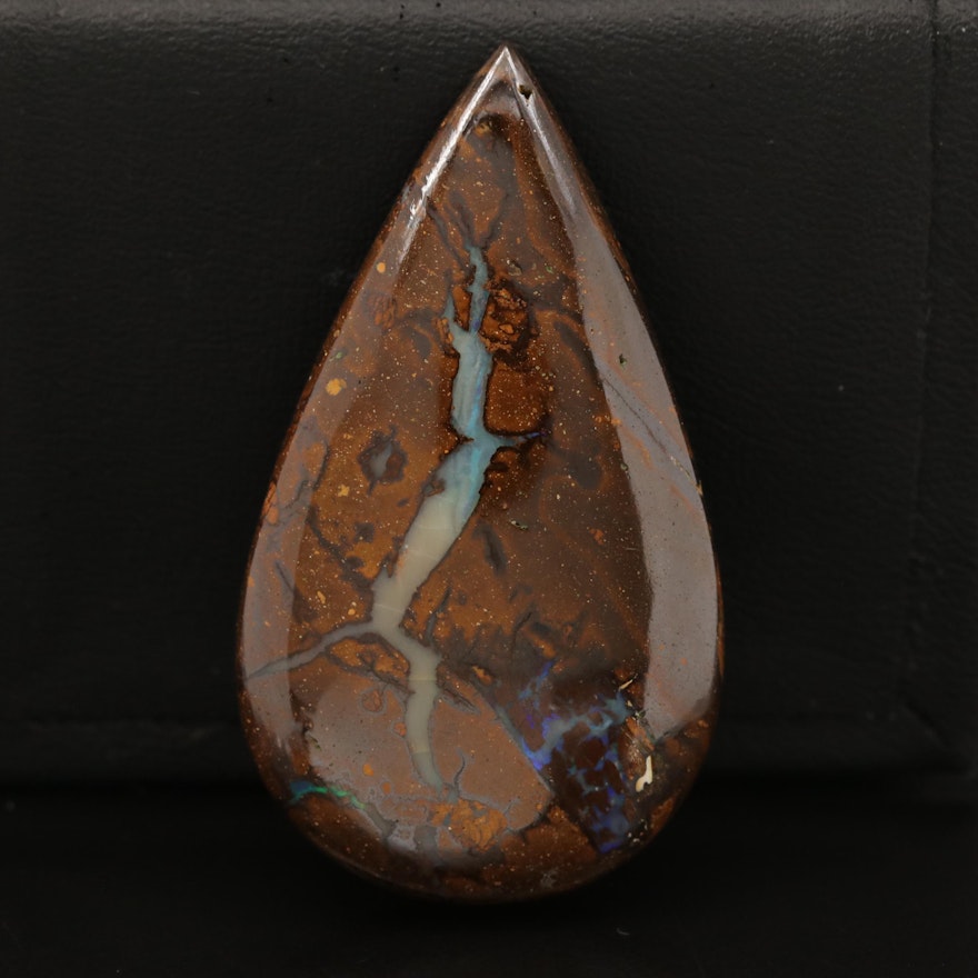 Loose Boulder Opal Cabochon