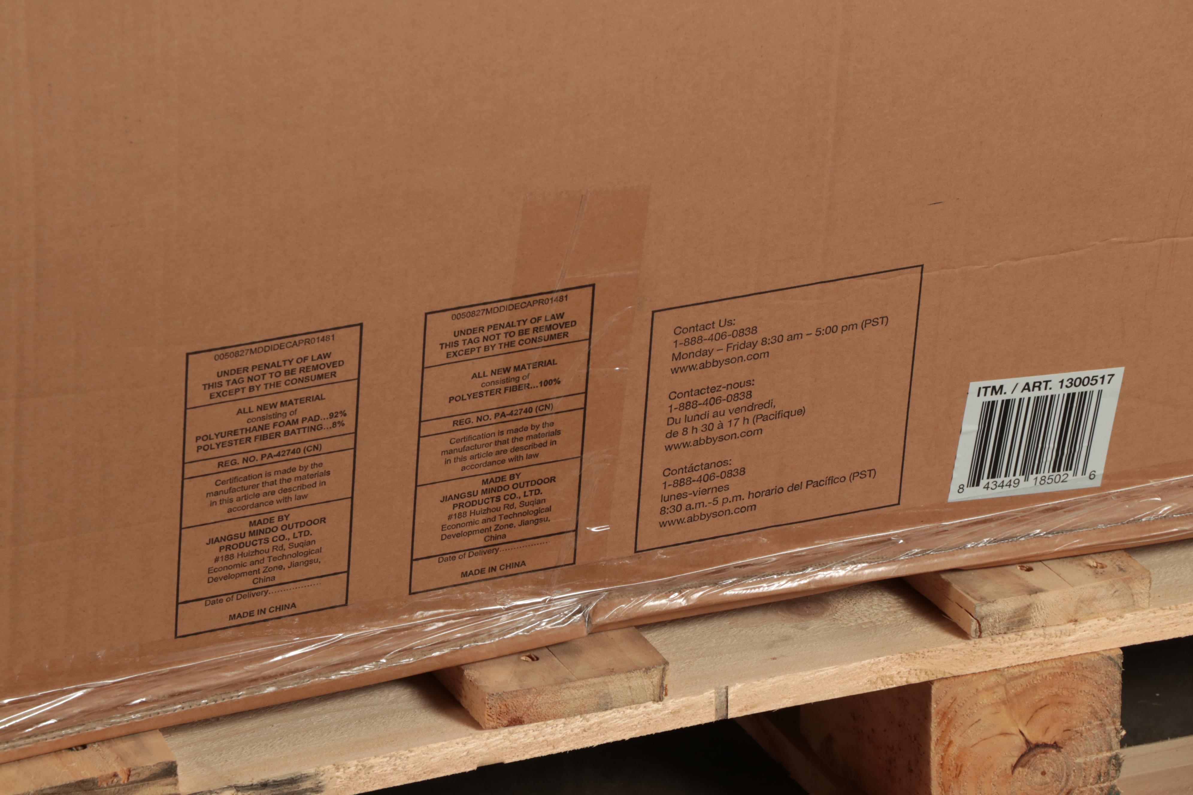 Abbyson Living "Belmont" 6-Piece Modular Sectional Patio Set