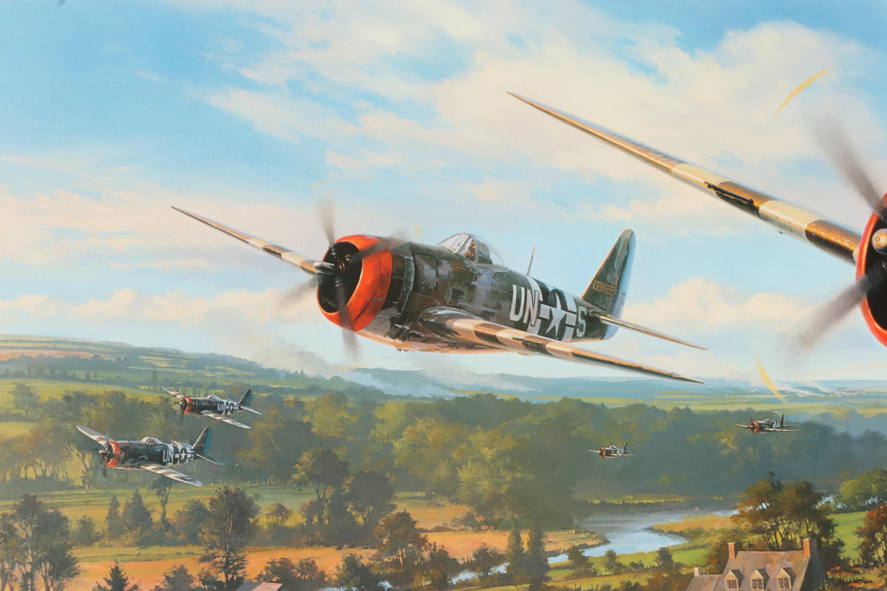 Nicolas Trudgian Offset Lithograph "Advance Into Europe," 1994