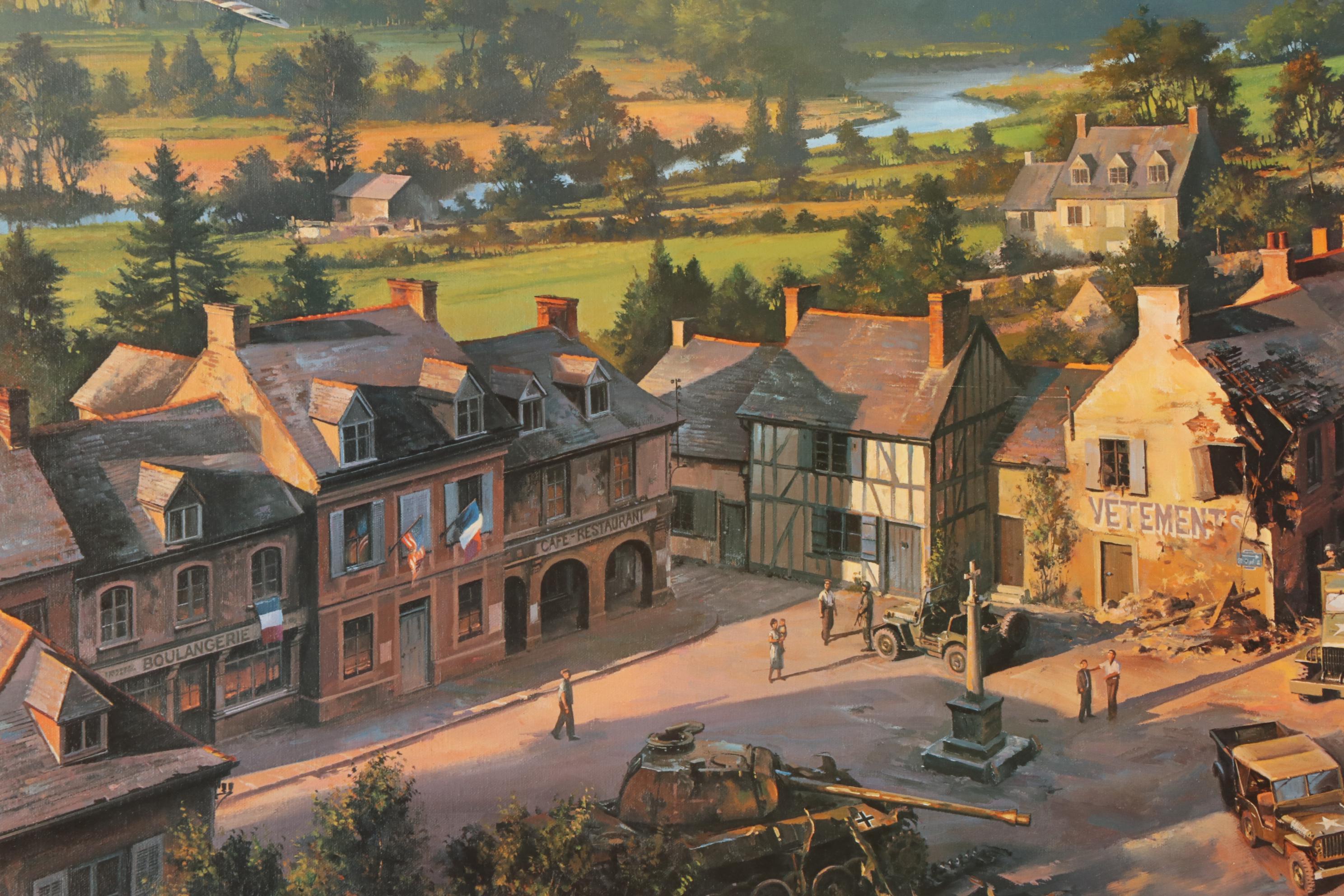 Nicolas Trudgian Offset Lithograph "Advance Into Europe," 1994