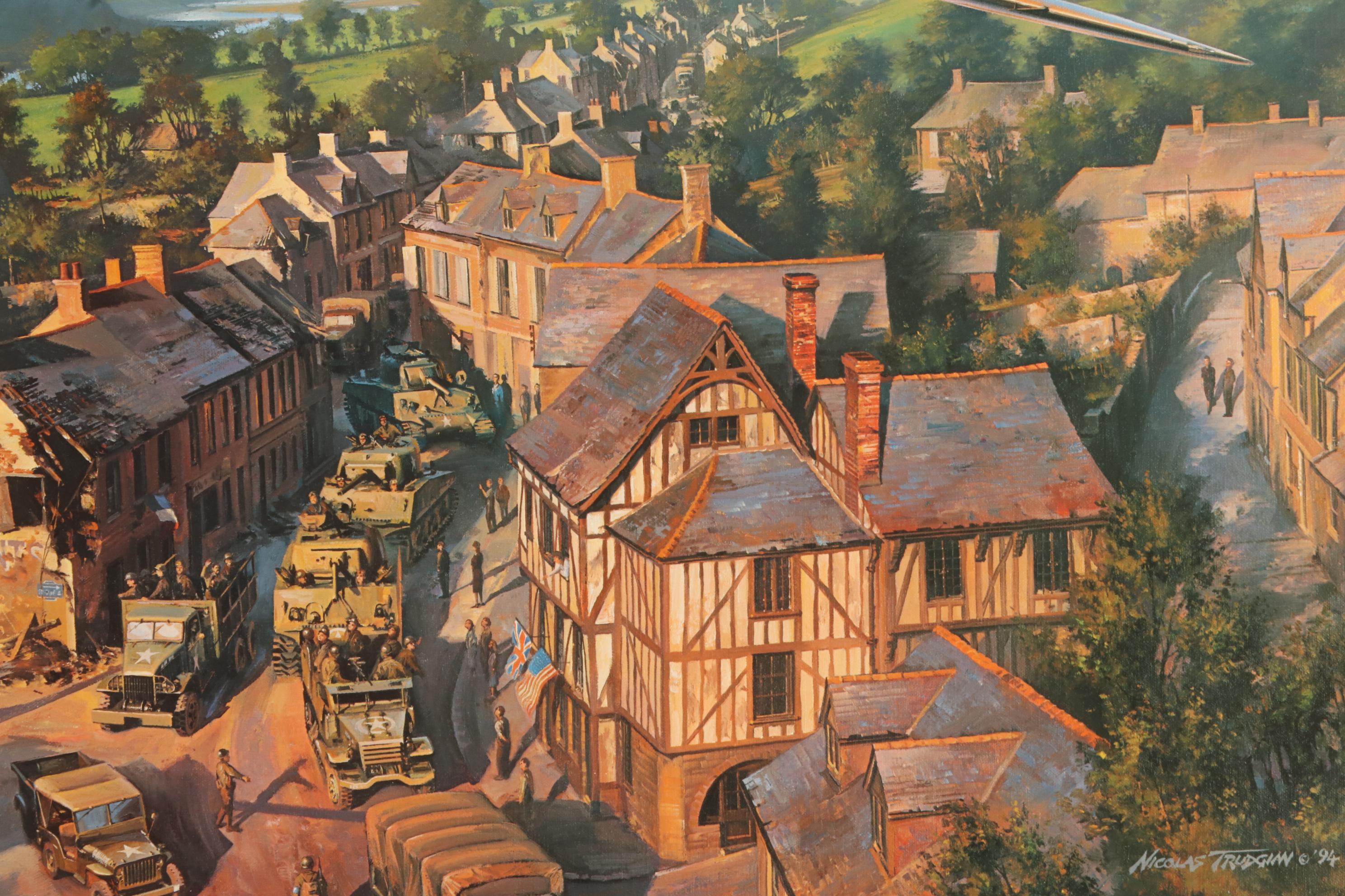 Nicolas Trudgian Offset Lithograph "Advance Into Europe," 1994