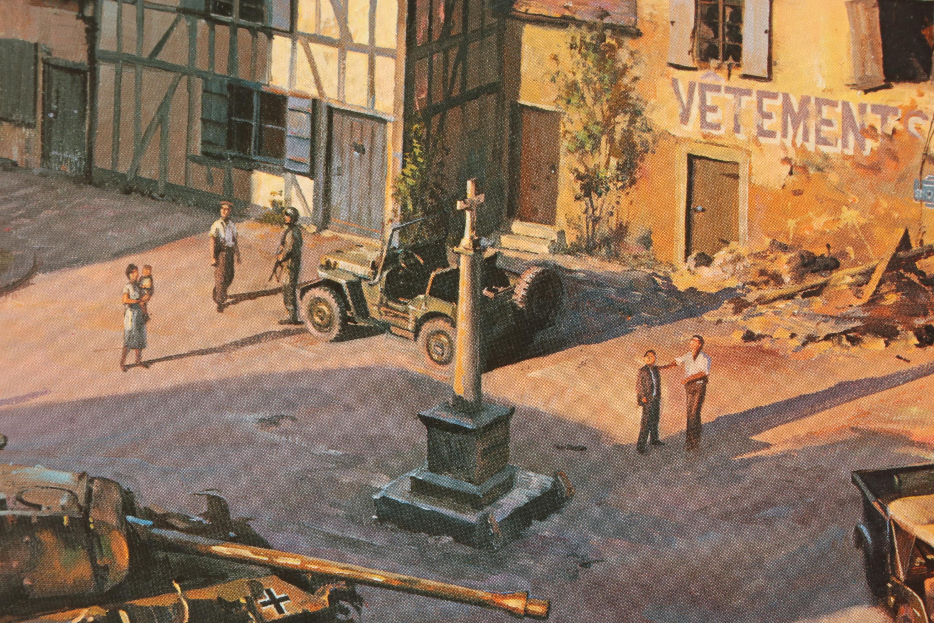 Nicolas Trudgian Offset Lithograph "Advance Into Europe," 1994