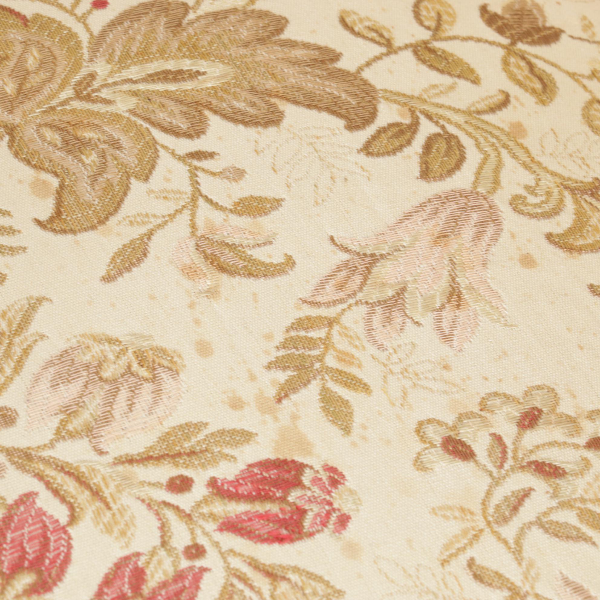 Upholstered Victorian Style Armchair, Mid to Late 20th Century