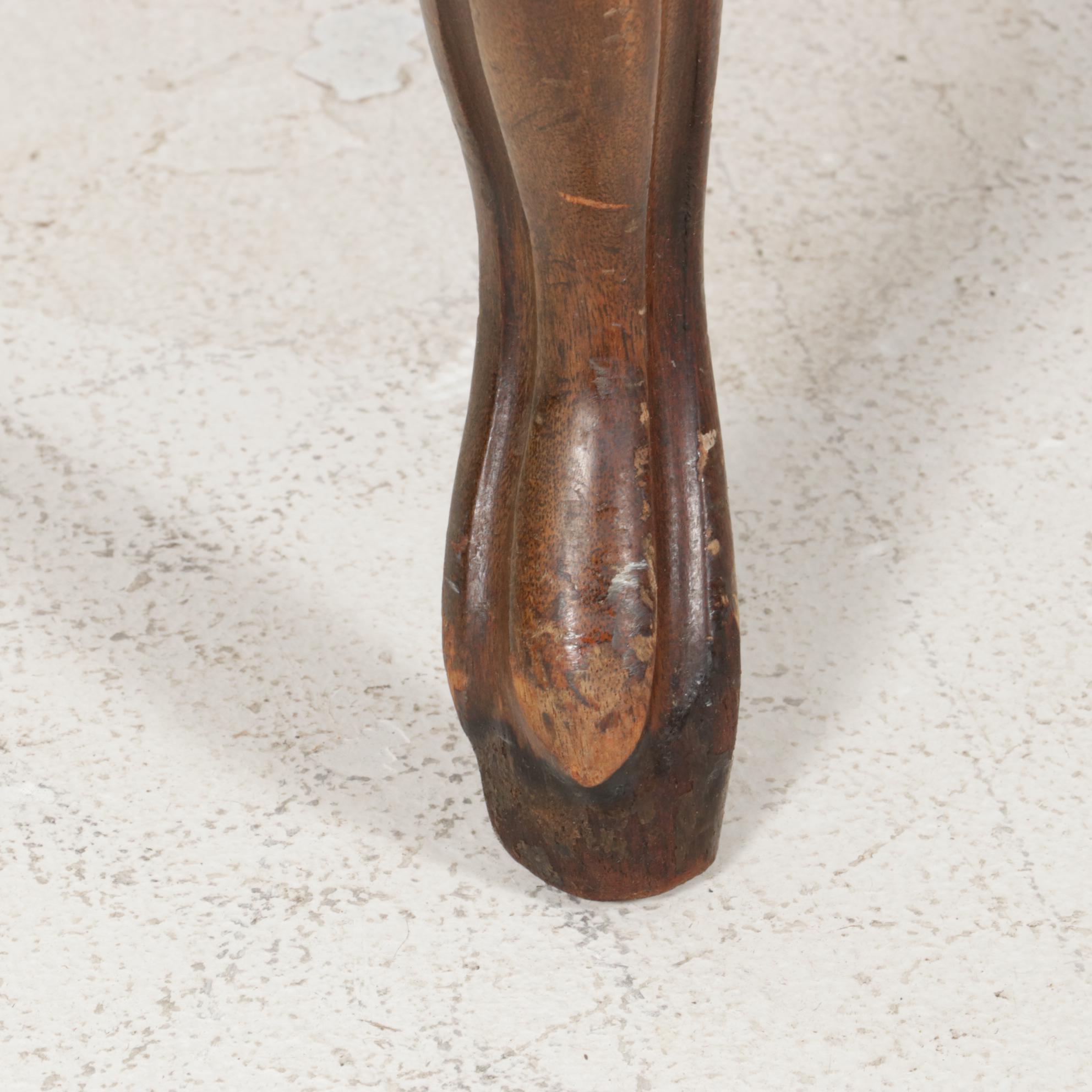 Upholstered Victorian Style Armchair, Mid to Late 20th Century