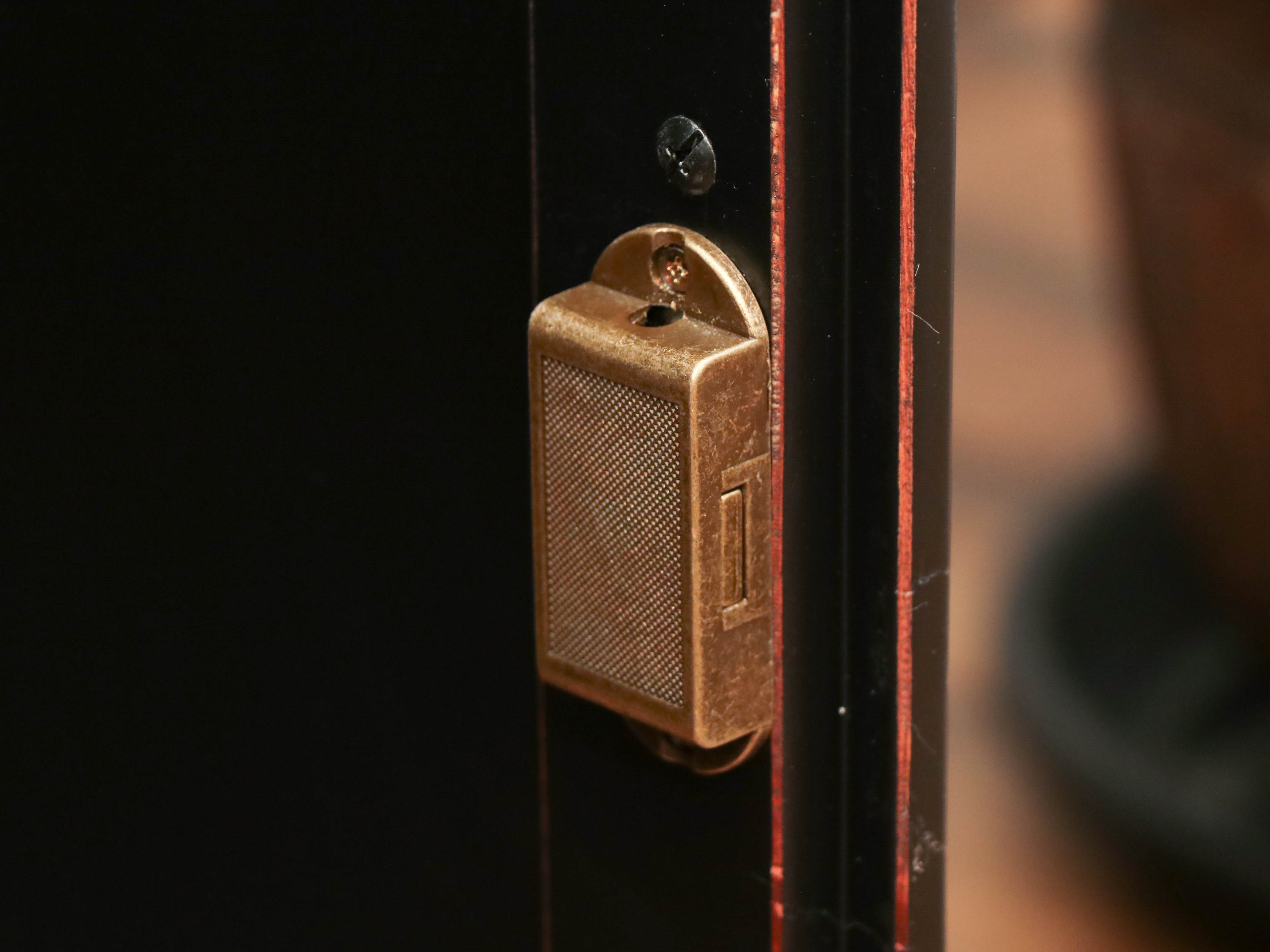 Arhaus "Athens" Beadboard Double Bookcase in Tuxedo Black
