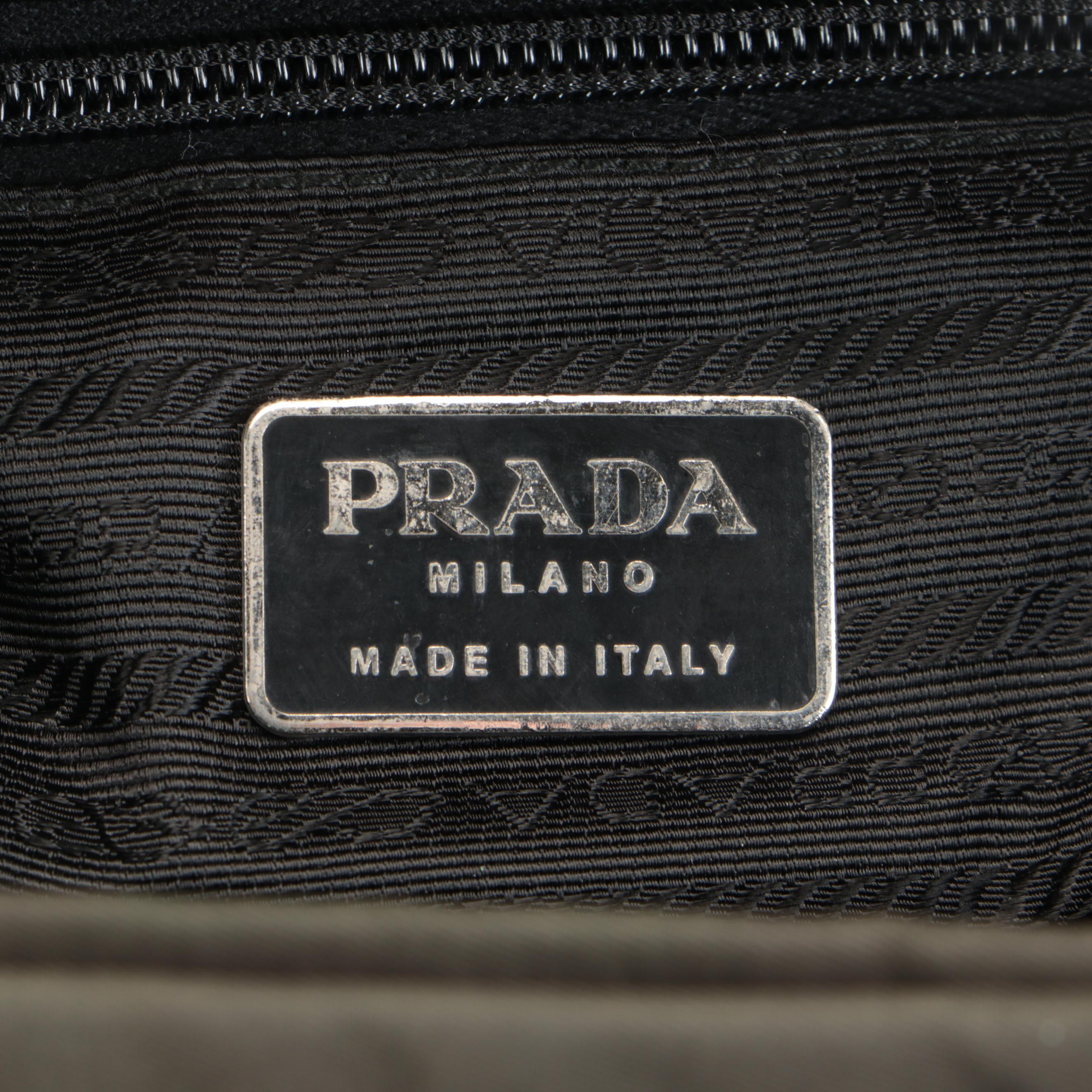 Prada Tote Bag in Green Nylon