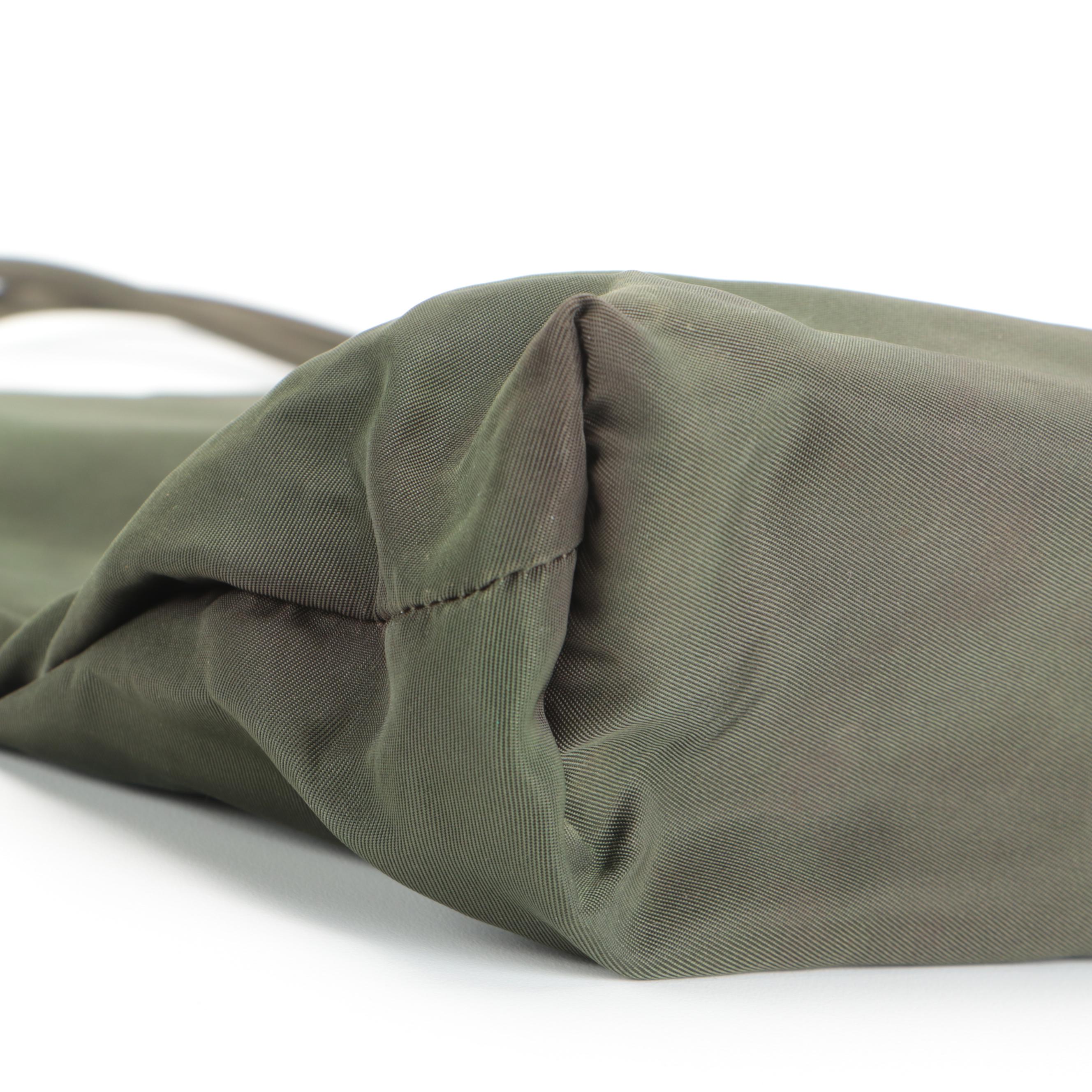 Prada Tote Bag in Green Nylon