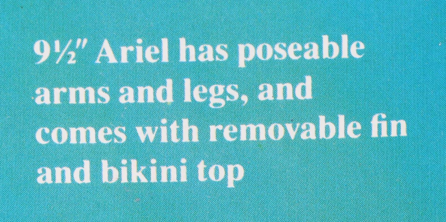 Mattel and Tyco for Walt Disney "The Little Mermaid," "Pocahontas" and Others