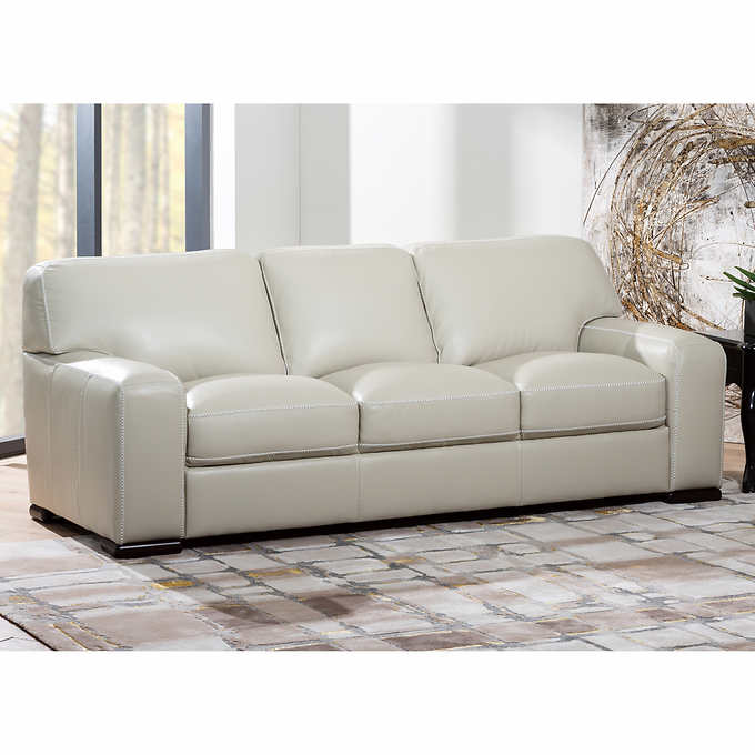 Simon Li "Buckley" Leather Sofa