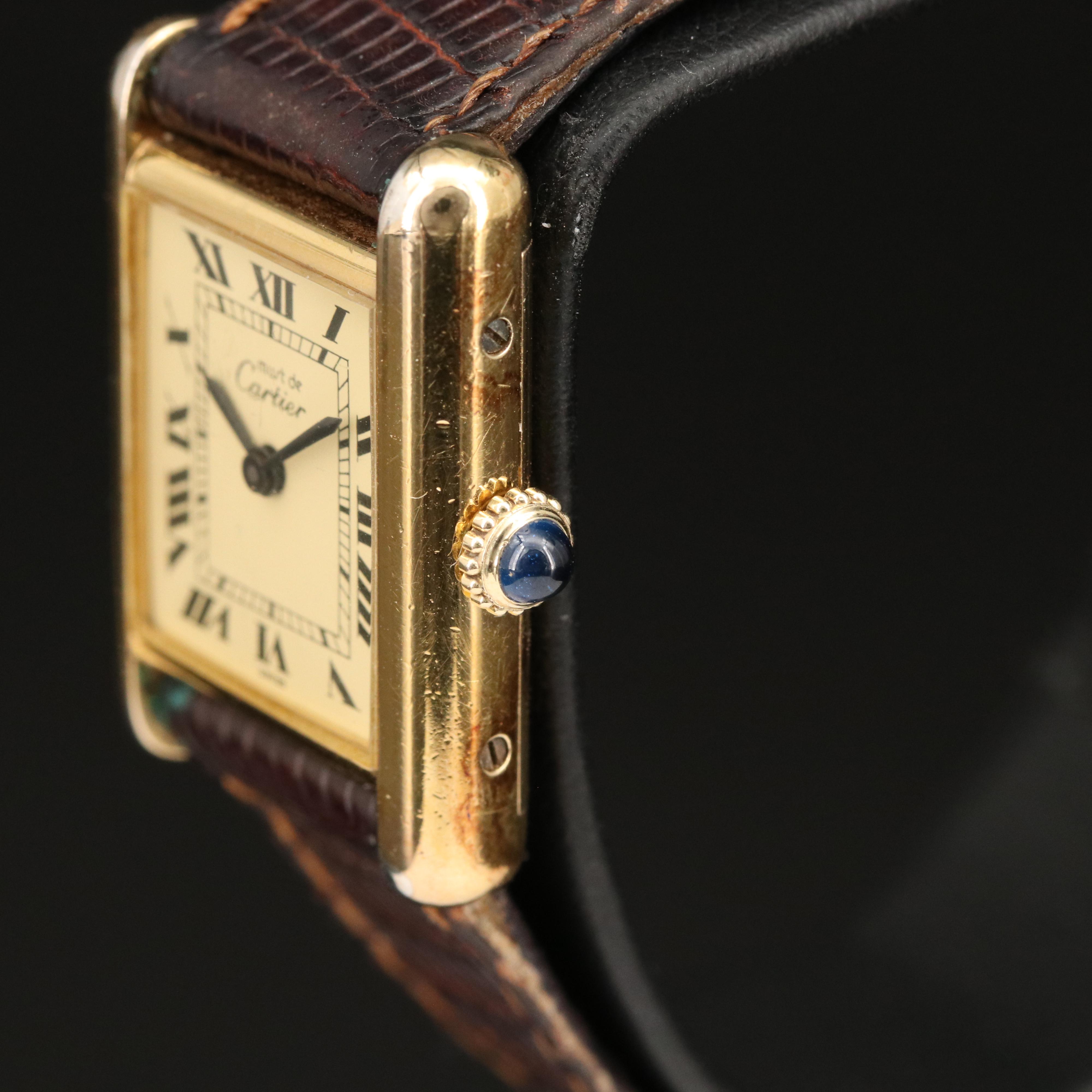 Vintage Cartier "Must de Cartier" Tank Watch
