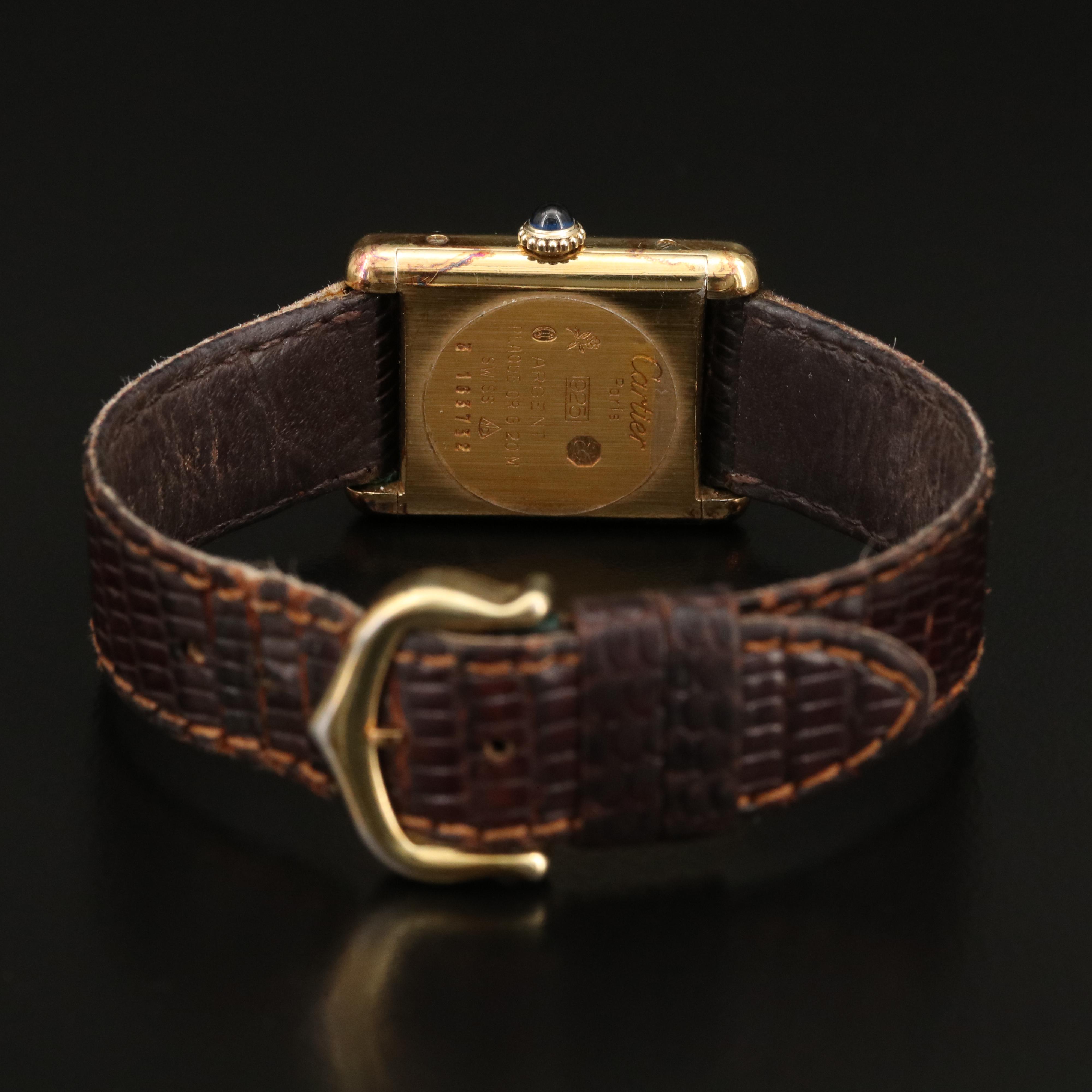 Vintage Cartier "Must de Cartier" Tank Watch