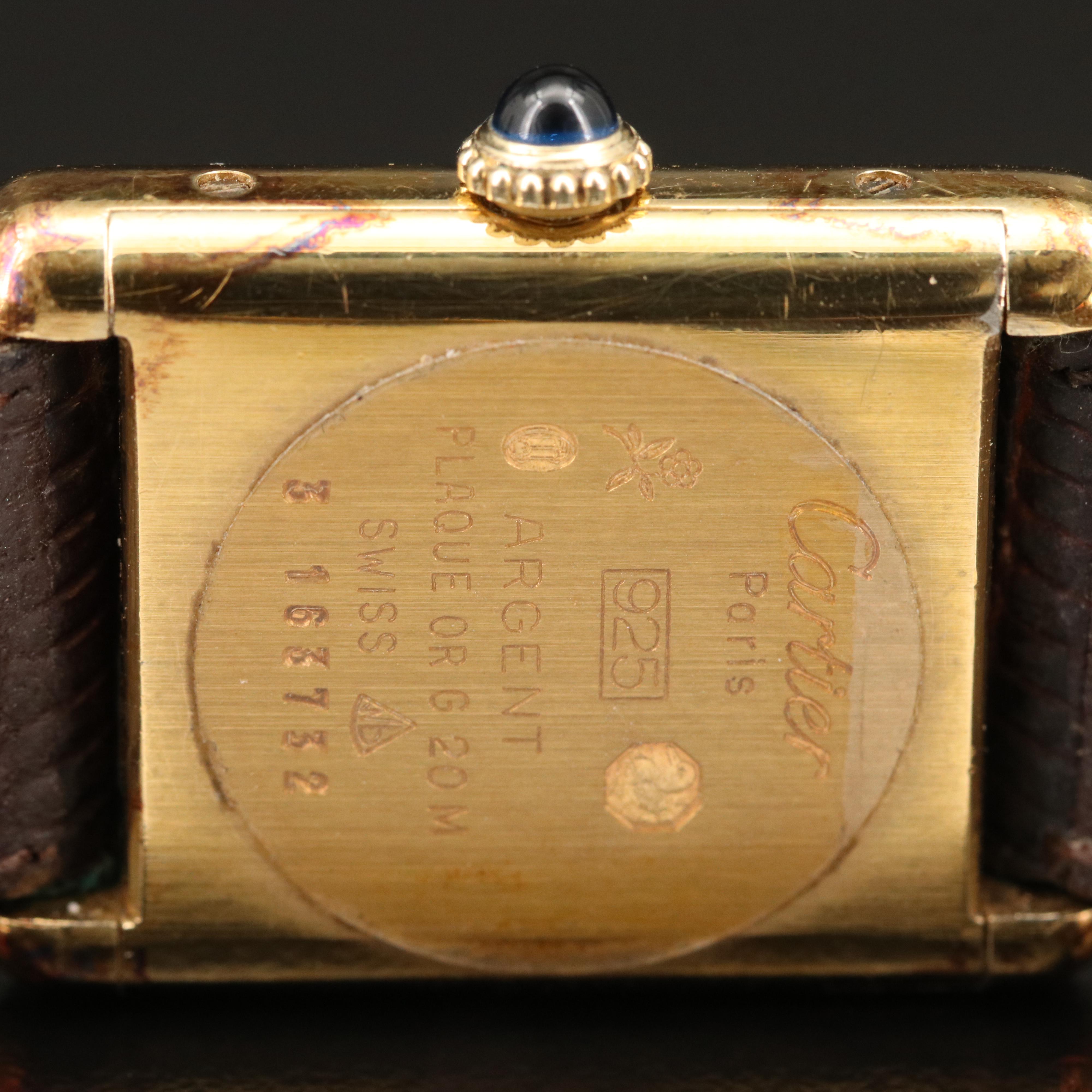 Vintage Cartier "Must de Cartier" Tank Watch