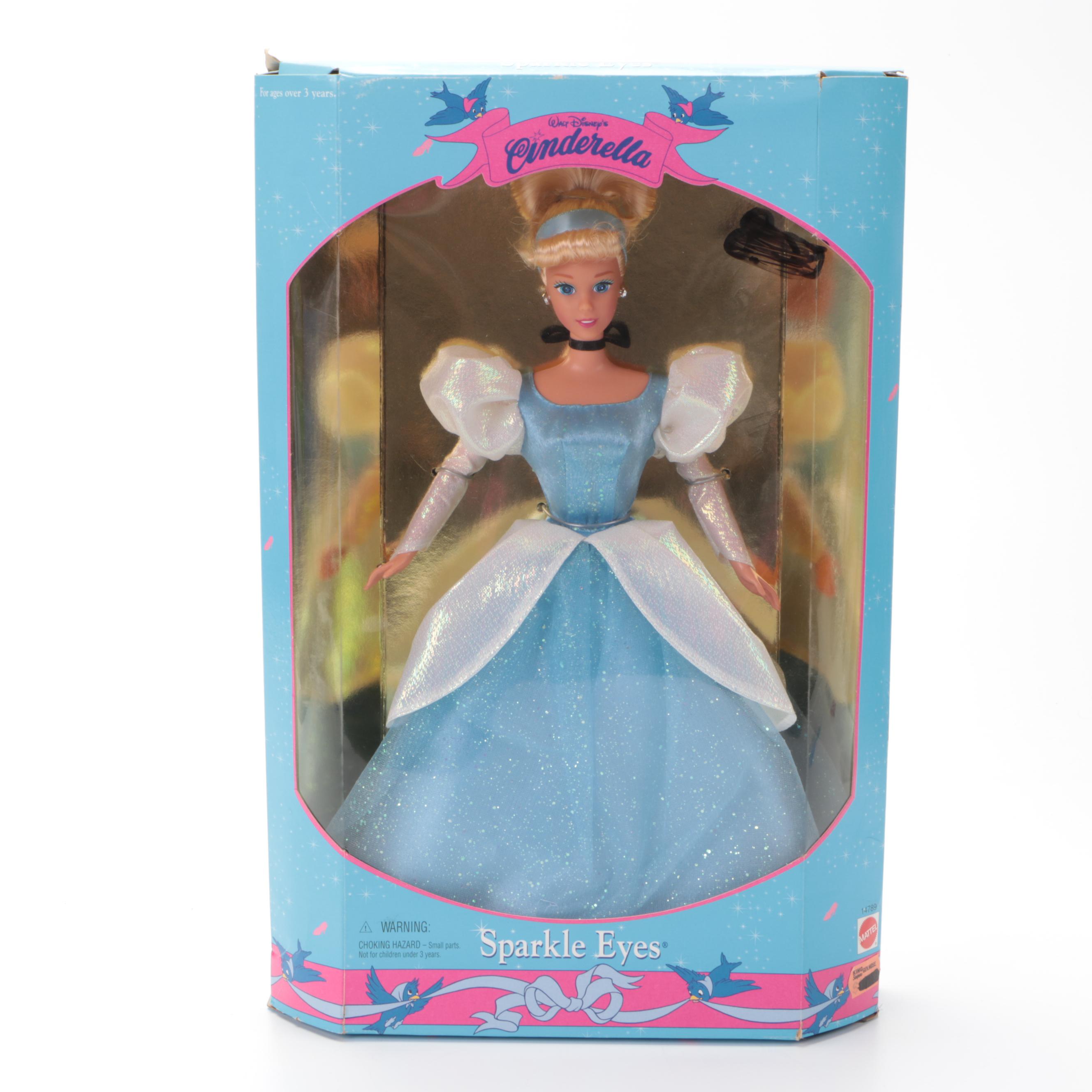 Walt Disney "Sleeping Beauty," "Cinderella," and "Snow White Dolls"