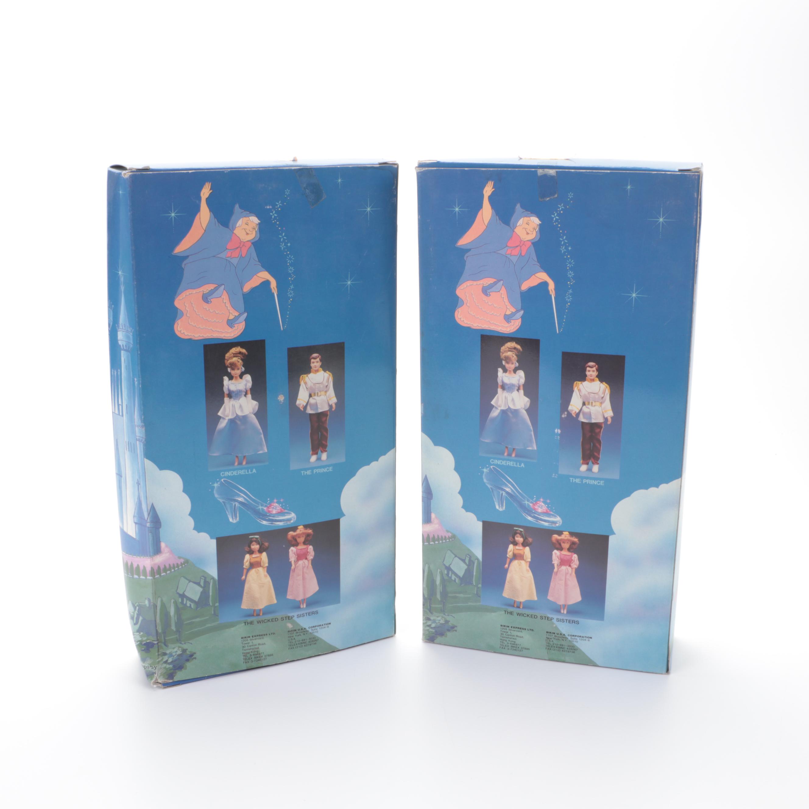 Walt Disney "Sleeping Beauty," "Cinderella," and "Snow White Dolls"