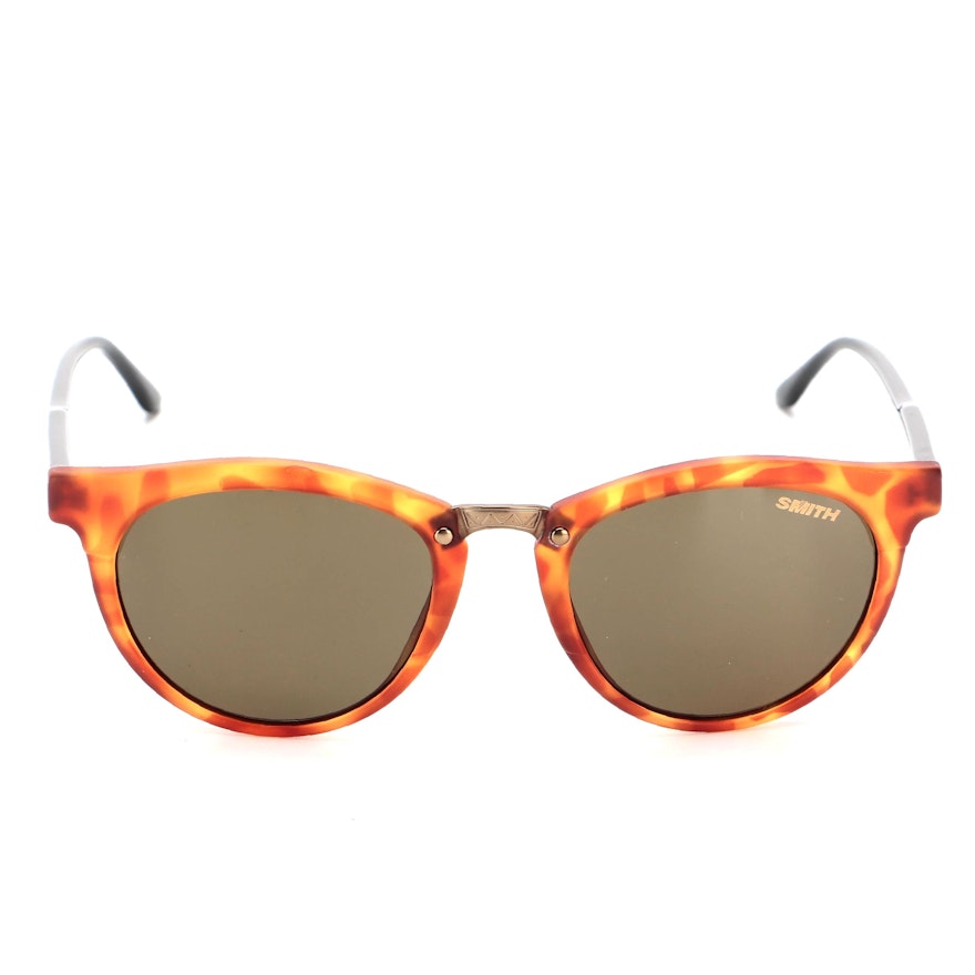 Smith Questa ChromaPop Polarized Sunglasses in Matte Honey Tortoise with Case