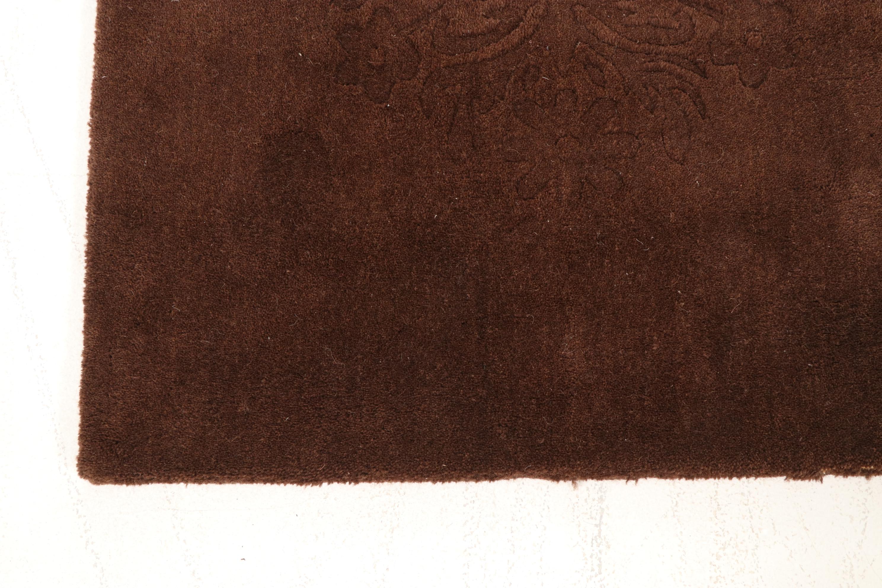 5' x 8' Hand-Tufted Indian Modern Style Rug, 2010s