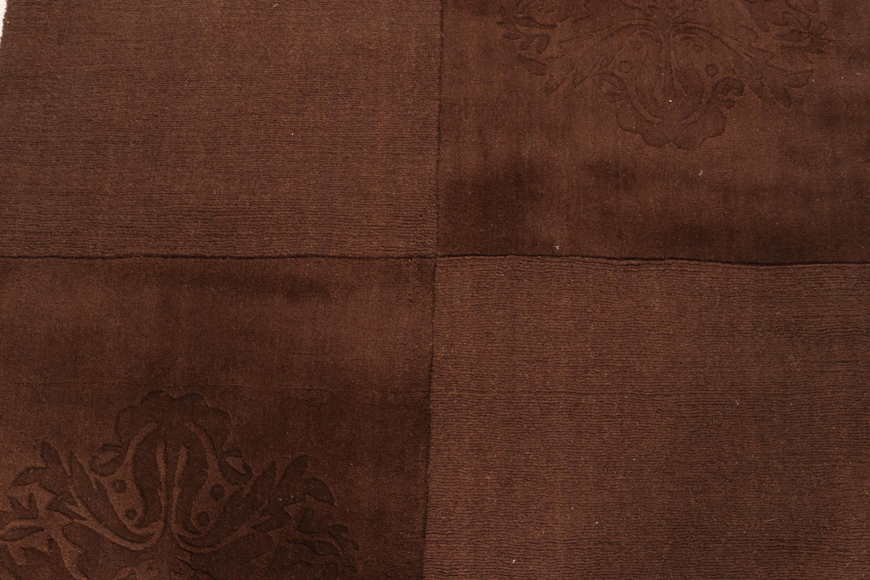 5' x 8' Hand-Tufted Indian Modern Style Rug, 2010s