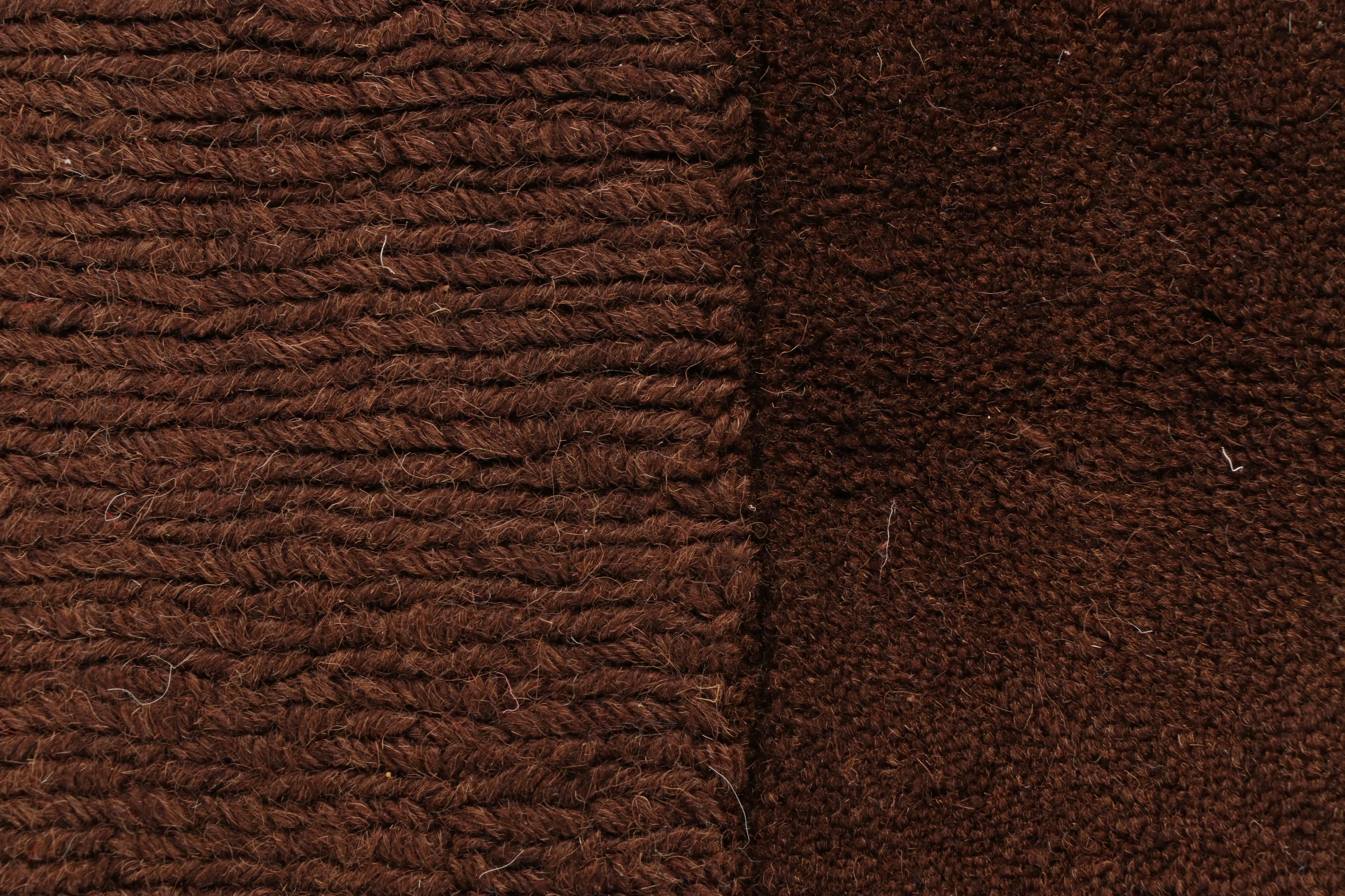 5' x 8' Hand-Tufted Indian Modern Style Rug, 2010s