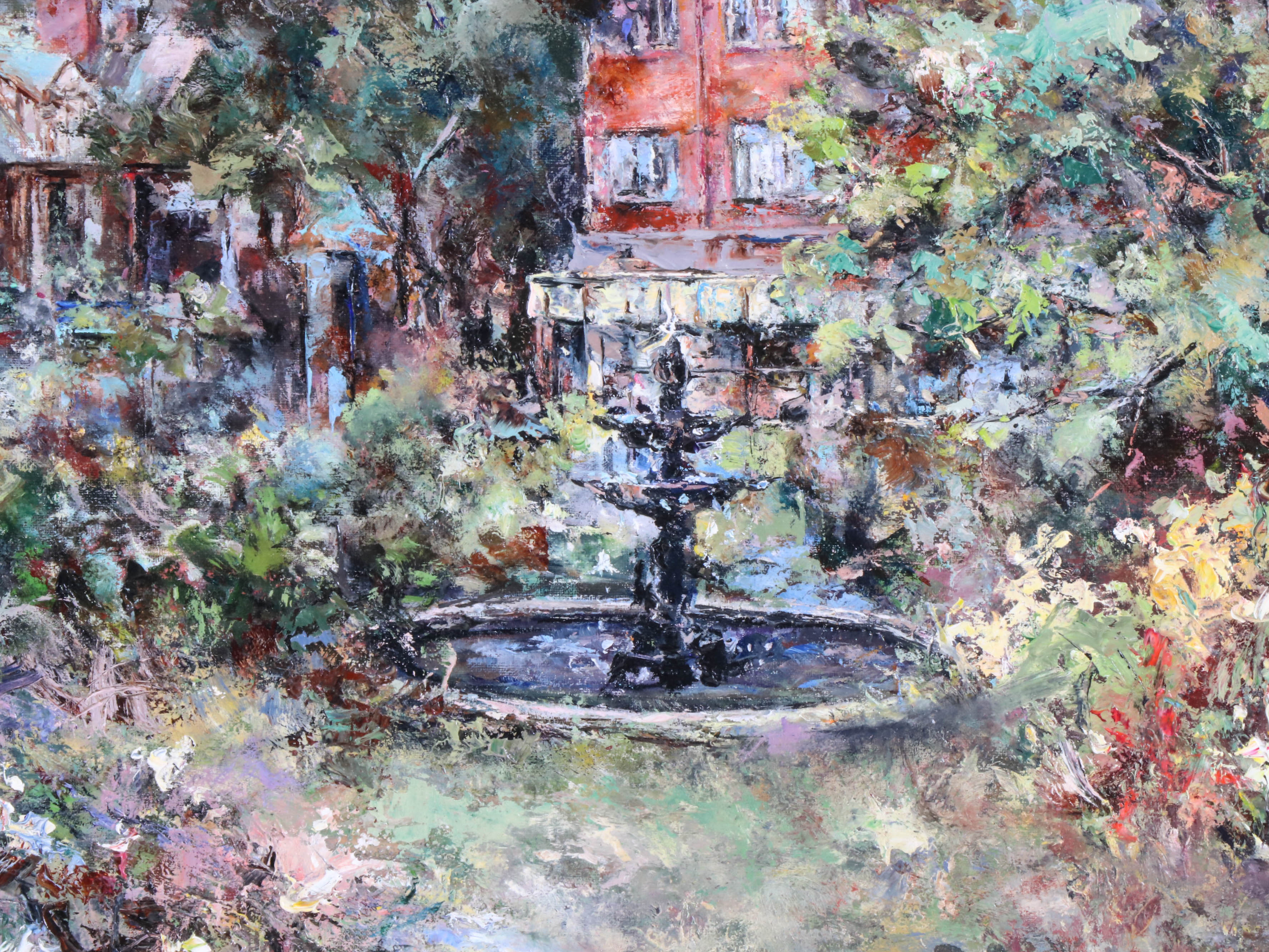 Sung H. Lim Oil Painting "Side by Side Since 1925"