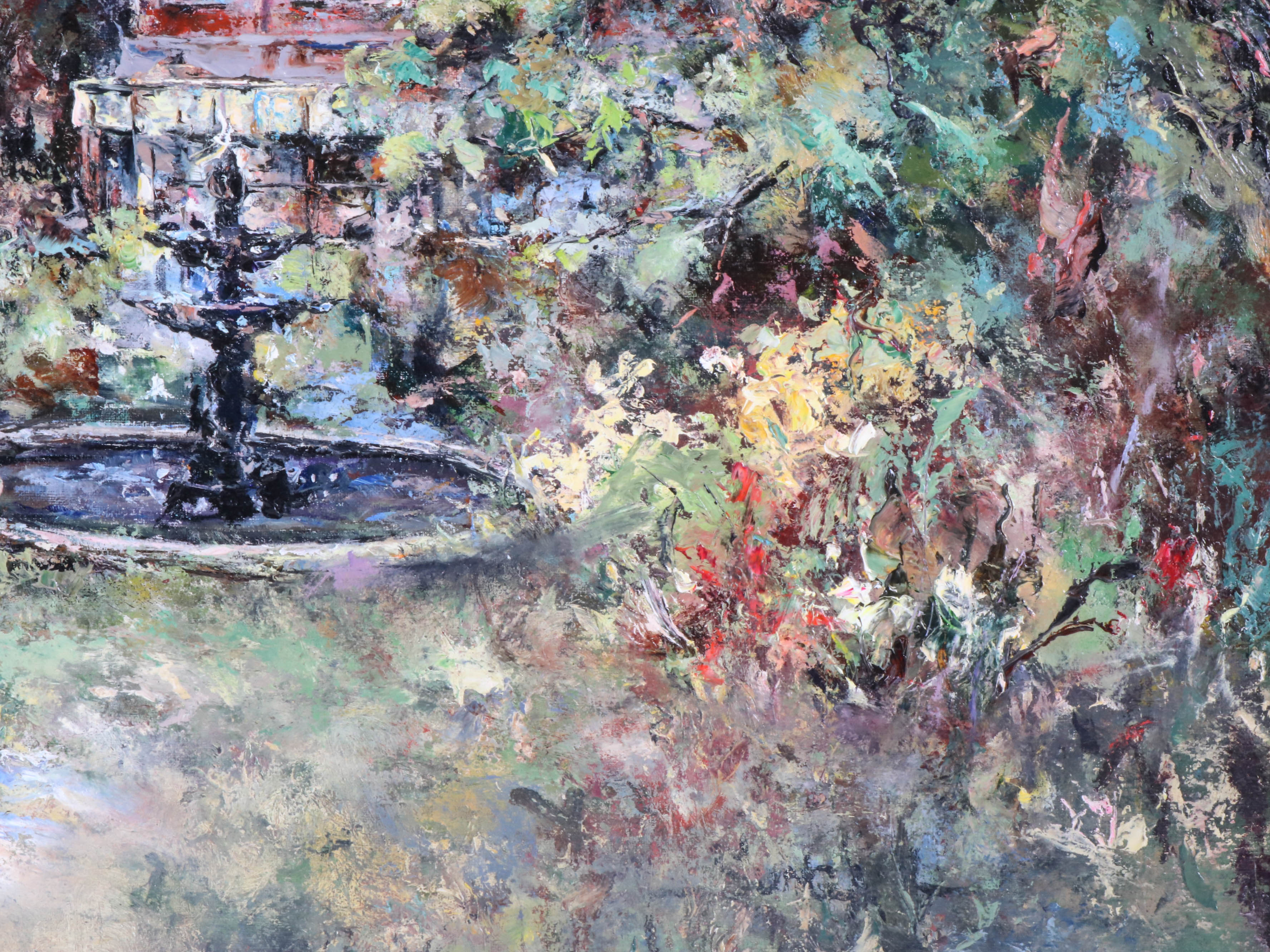 Sung H. Lim Oil Painting "Side by Side Since 1925"