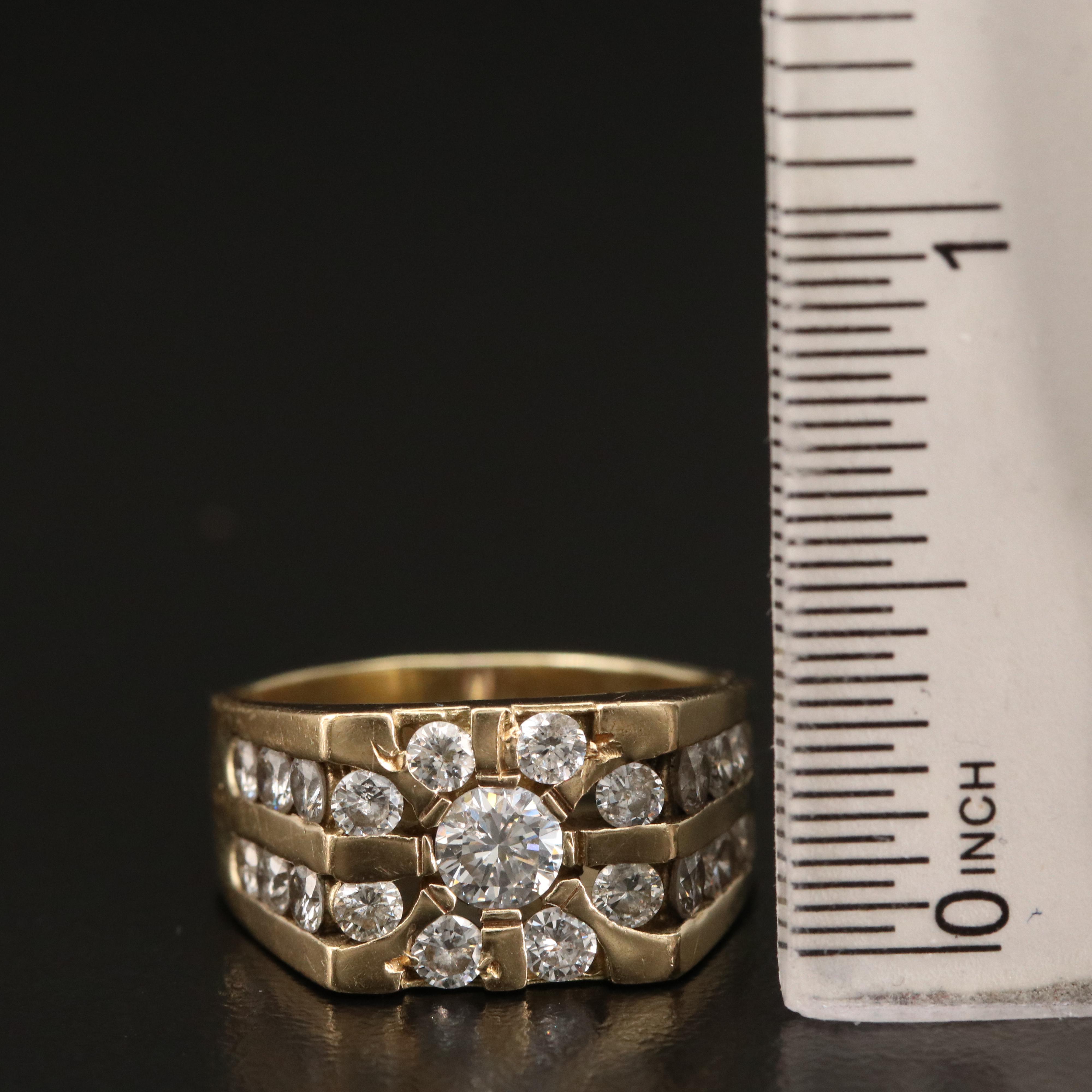 14K Diamond Ring