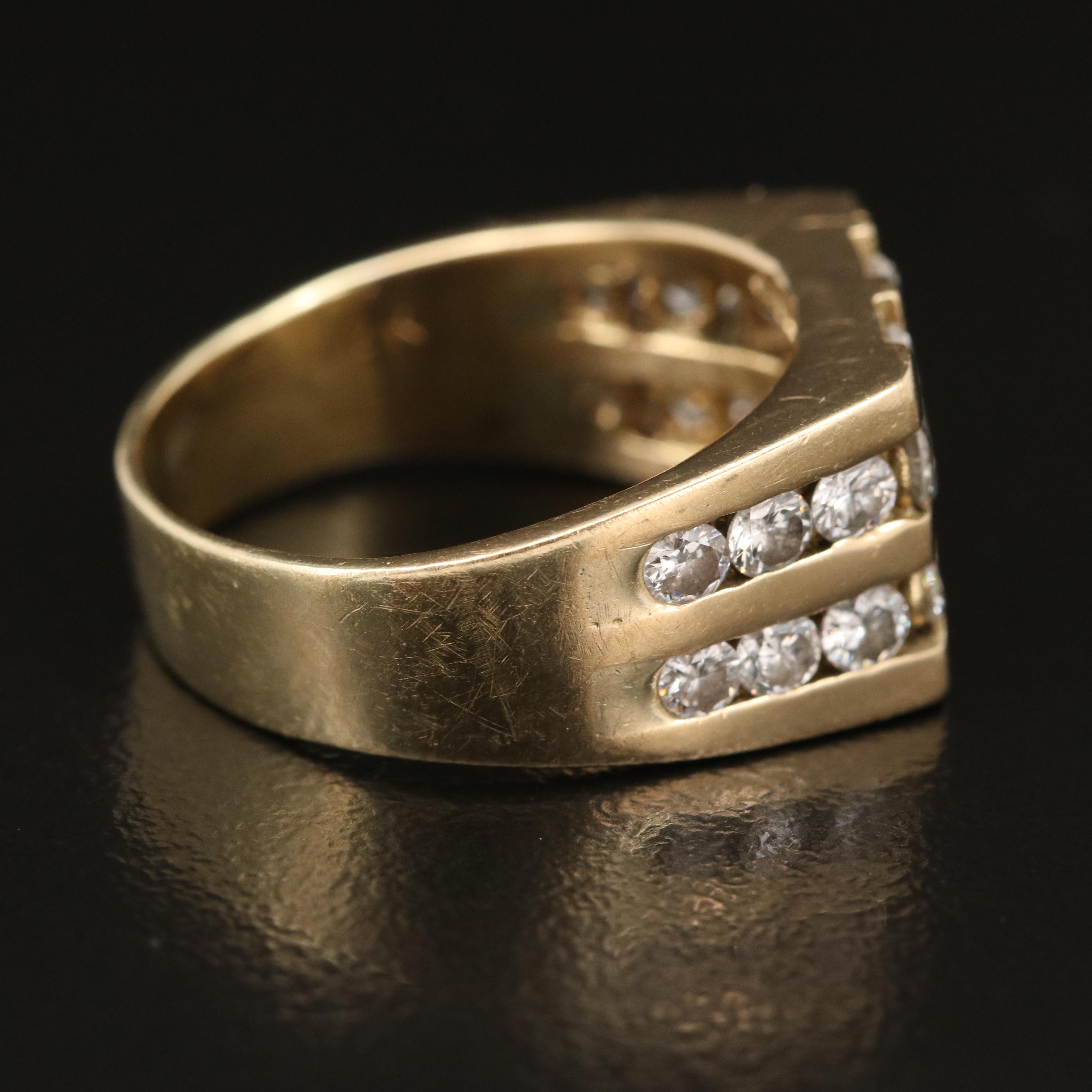14K Diamond Ring