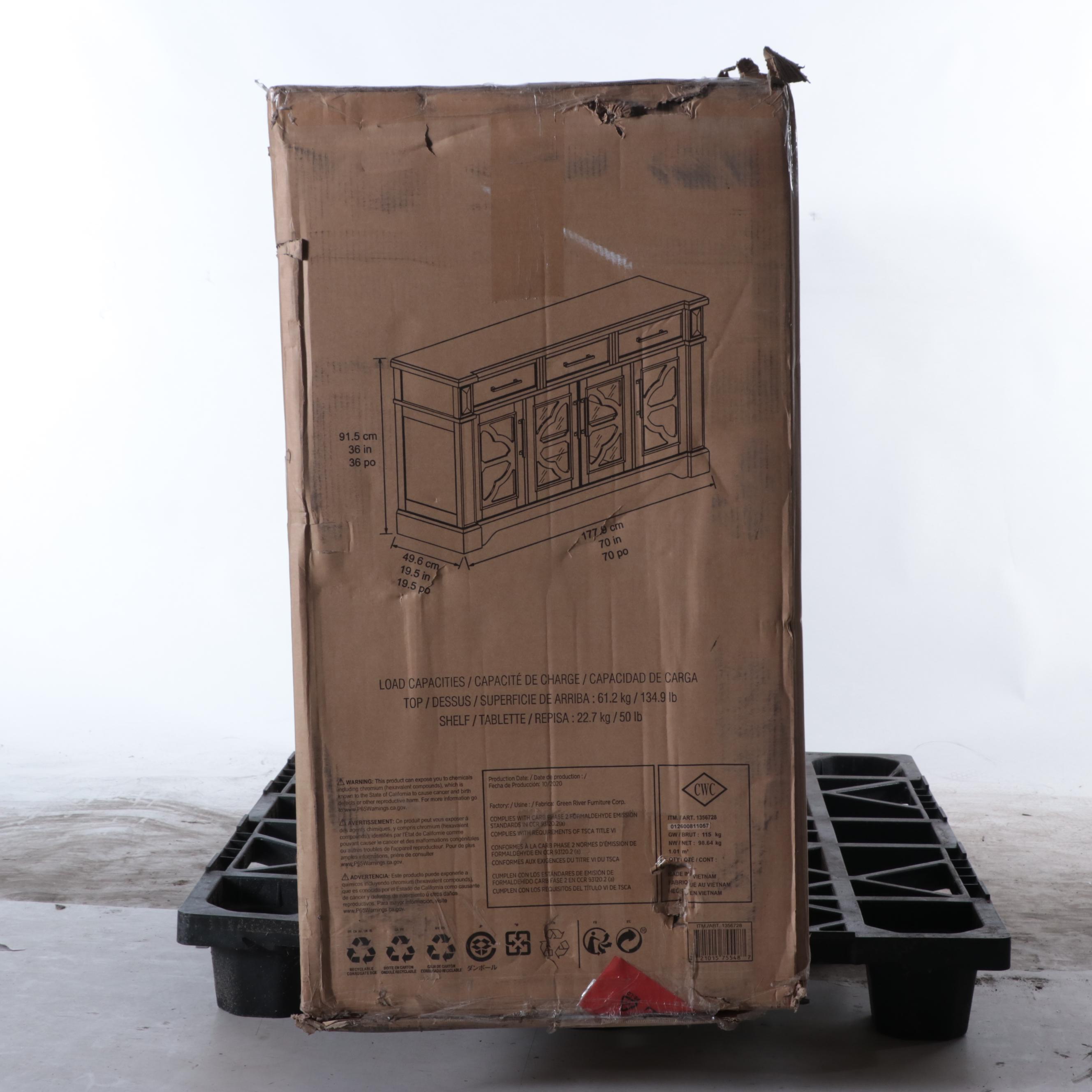 Craft & Main "Tablero" 70-Inch Console Cabinet