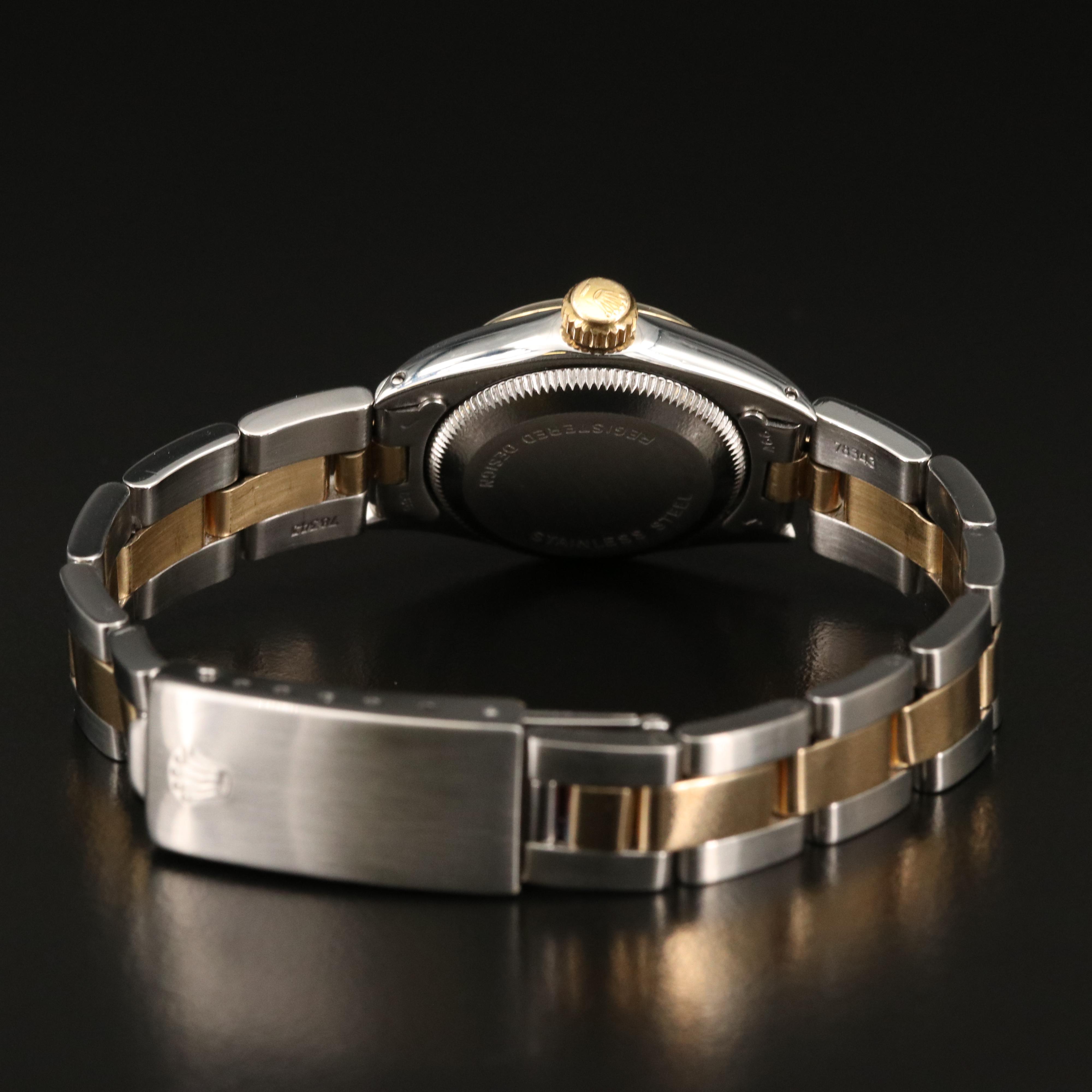 1978 Rolex Oyster Perpetual 14K Gold and Stainless Steel Automatic Watch