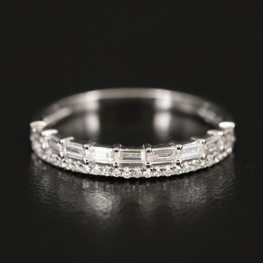 EFFY 14K WHITE GOLD DIAMOND RING