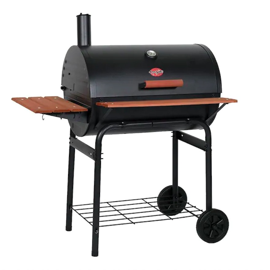 Char-Griller Super Pro Black Barrel Charcoal Grill