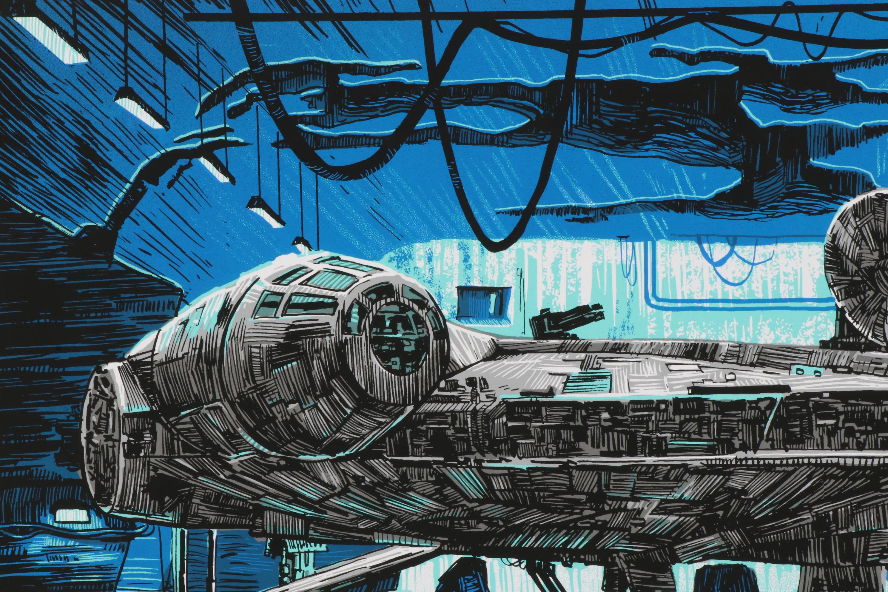 Tim Doyle "Star Wars" Serigraph "What a Piece of Junk"