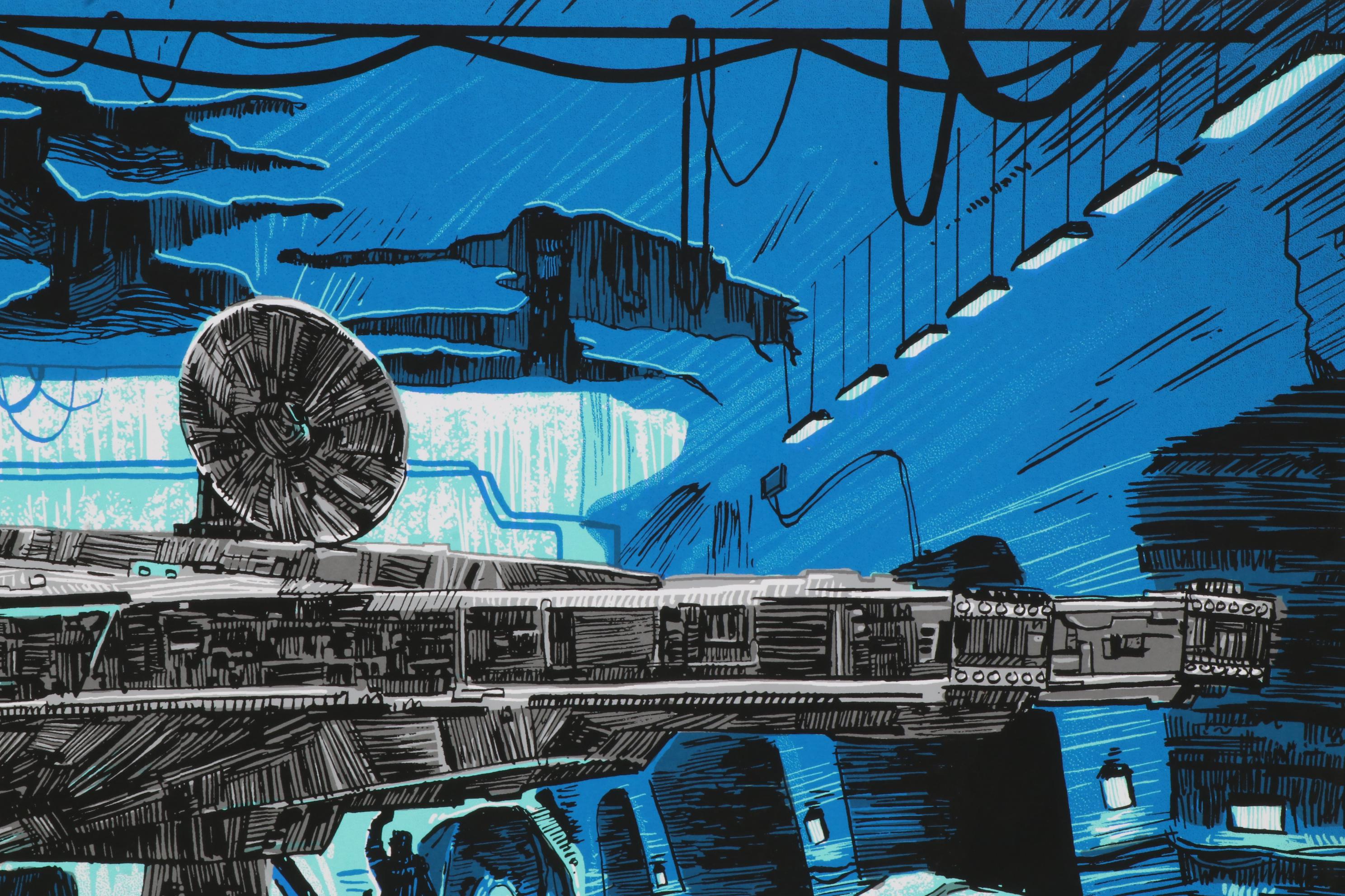 Tim Doyle "Star Wars" Serigraph "What a Piece of Junk"