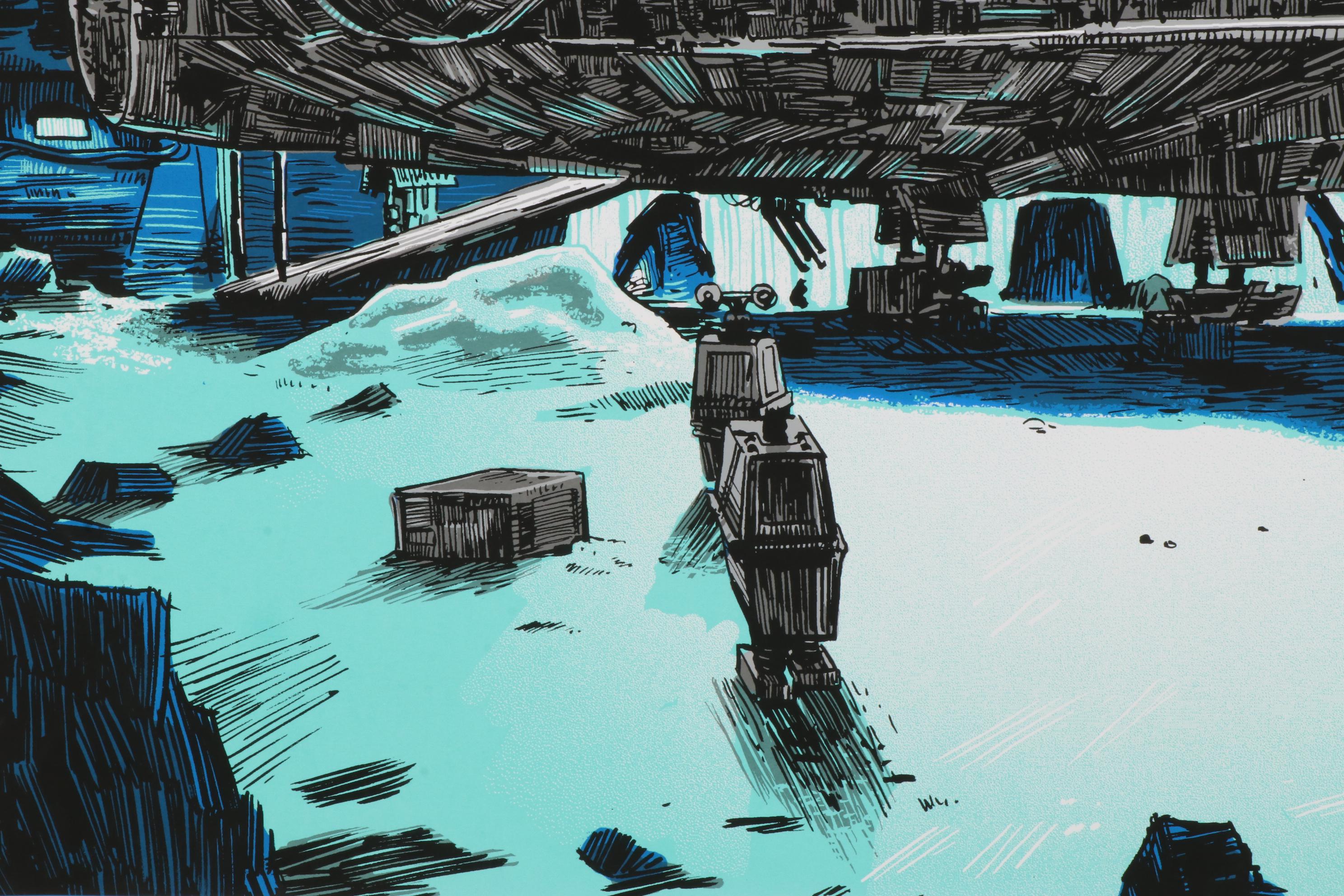 Tim Doyle "Star Wars" Serigraph "What a Piece of Junk"