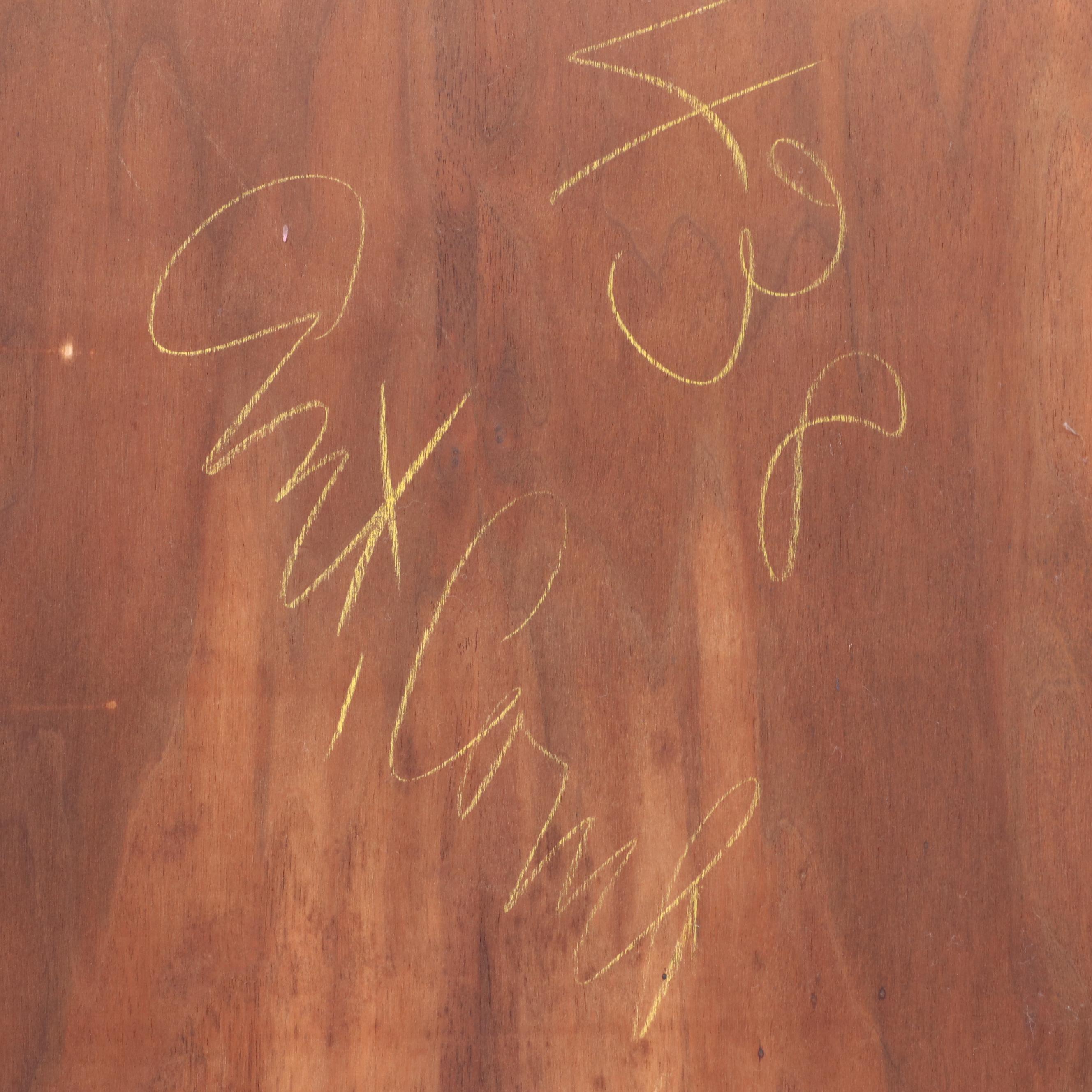 Rockford Furniture Co. Jacobean Style Walnut and Figured Walnut China Cabinet