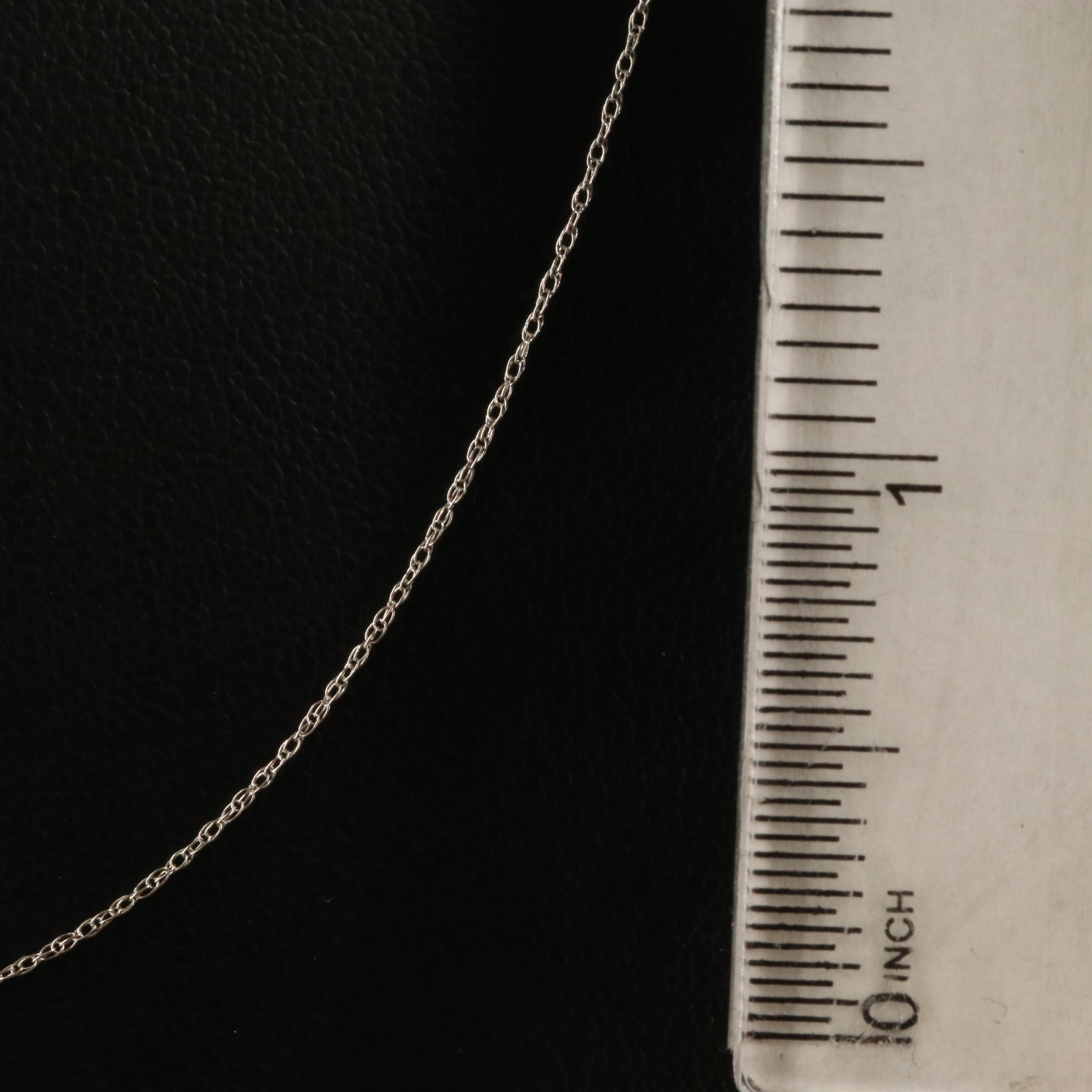 14K Loose Rope Chain Necklace