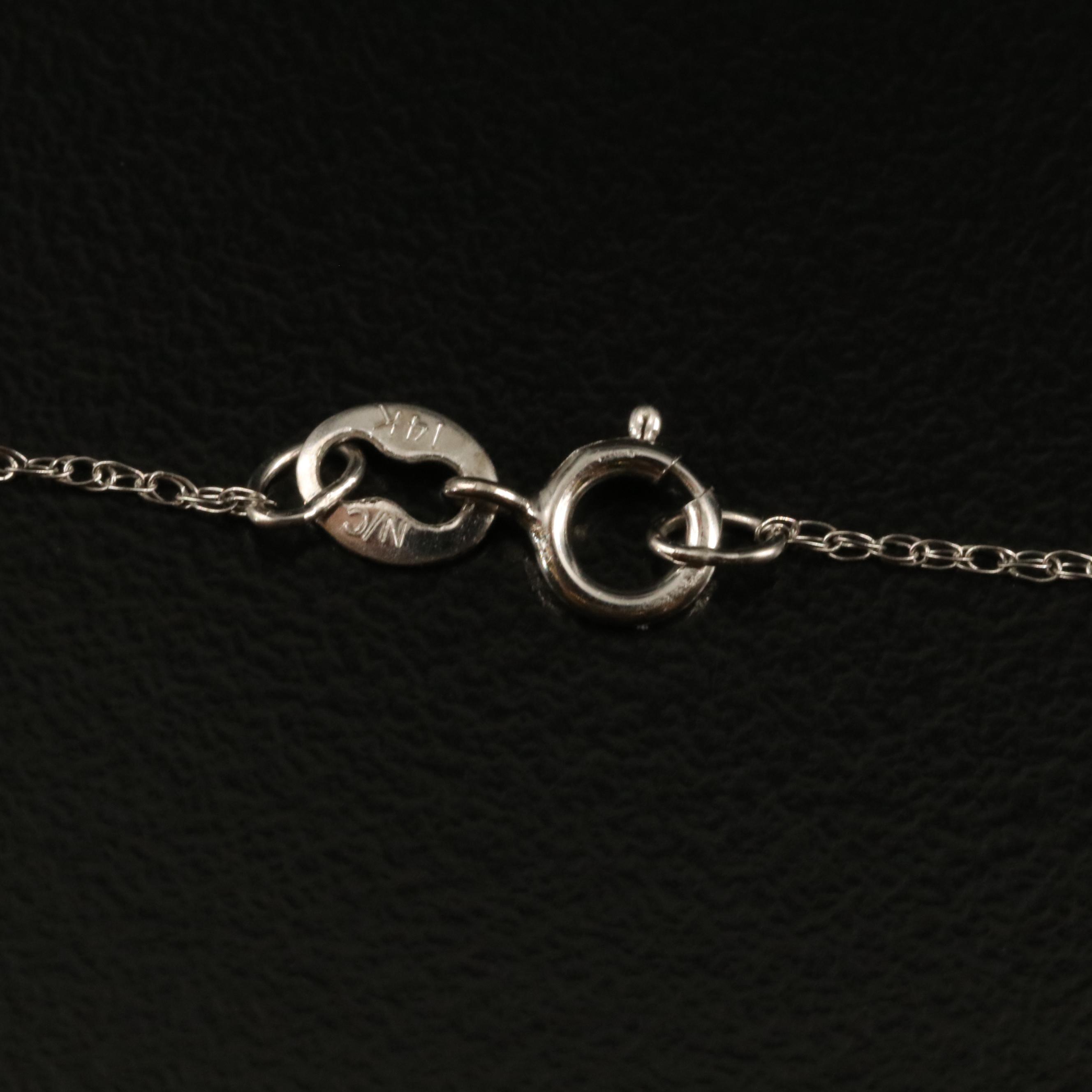 14K Loose Rope Chain Necklace