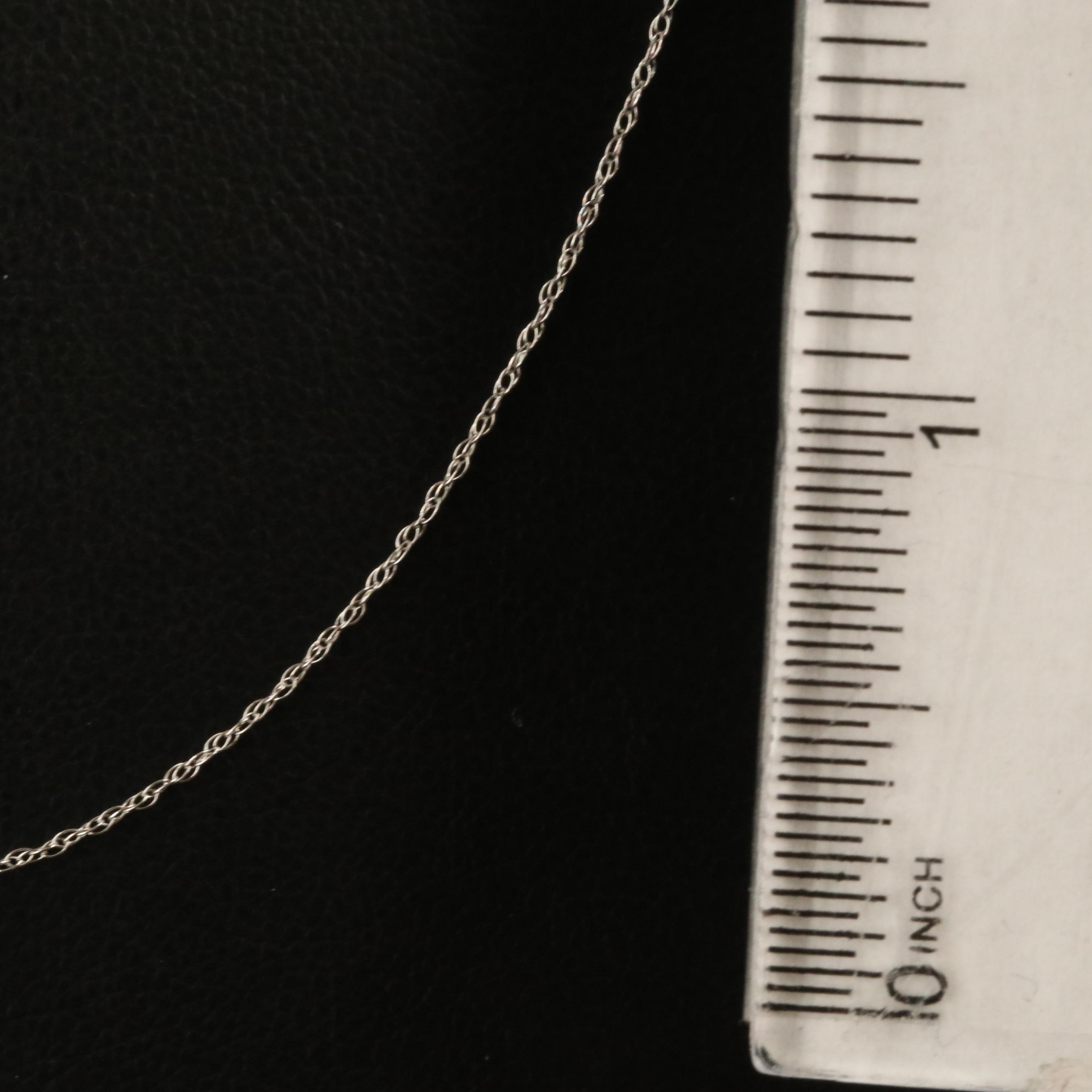 14K Loose Rope Chain Necklace