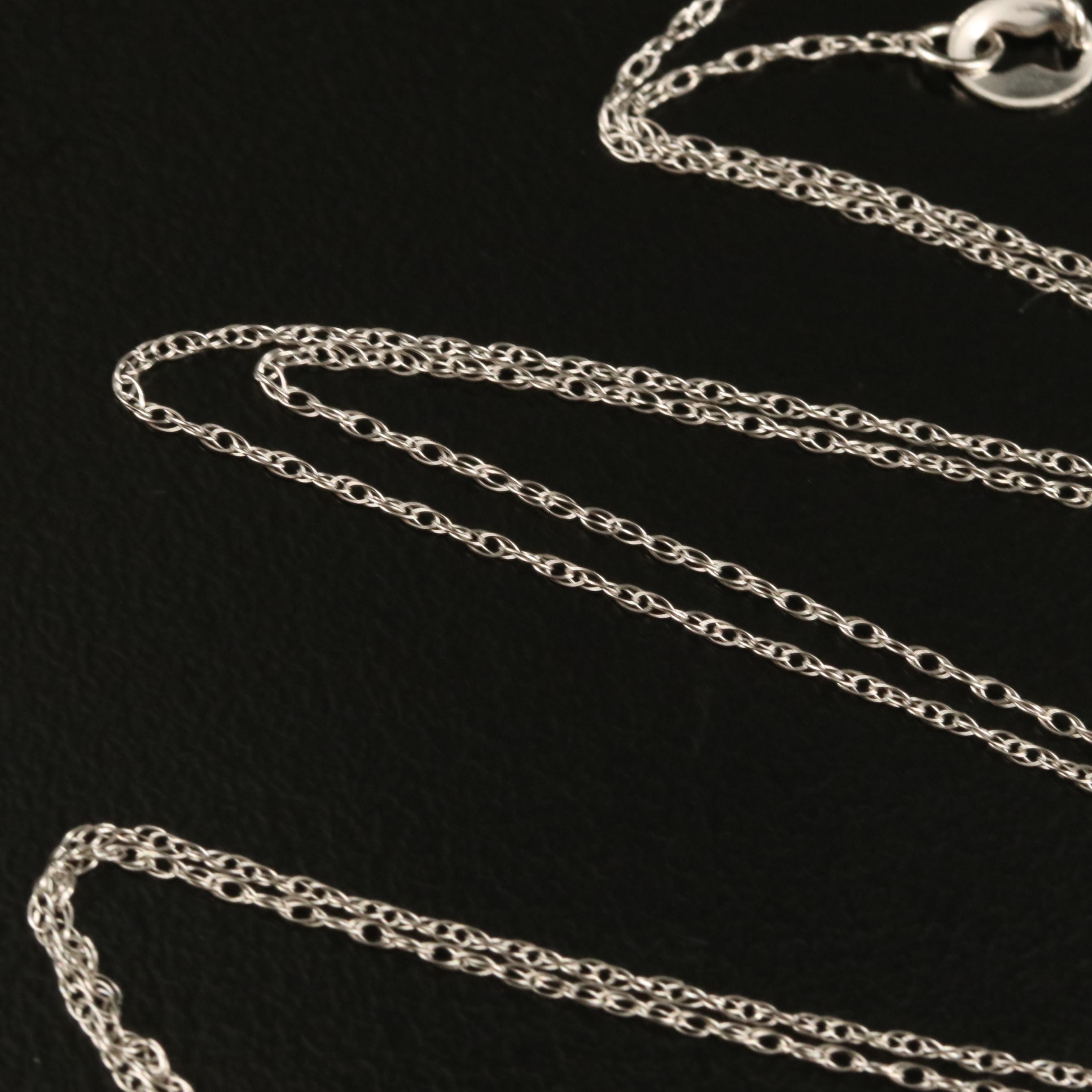14K Loose Rope Chain Necklace